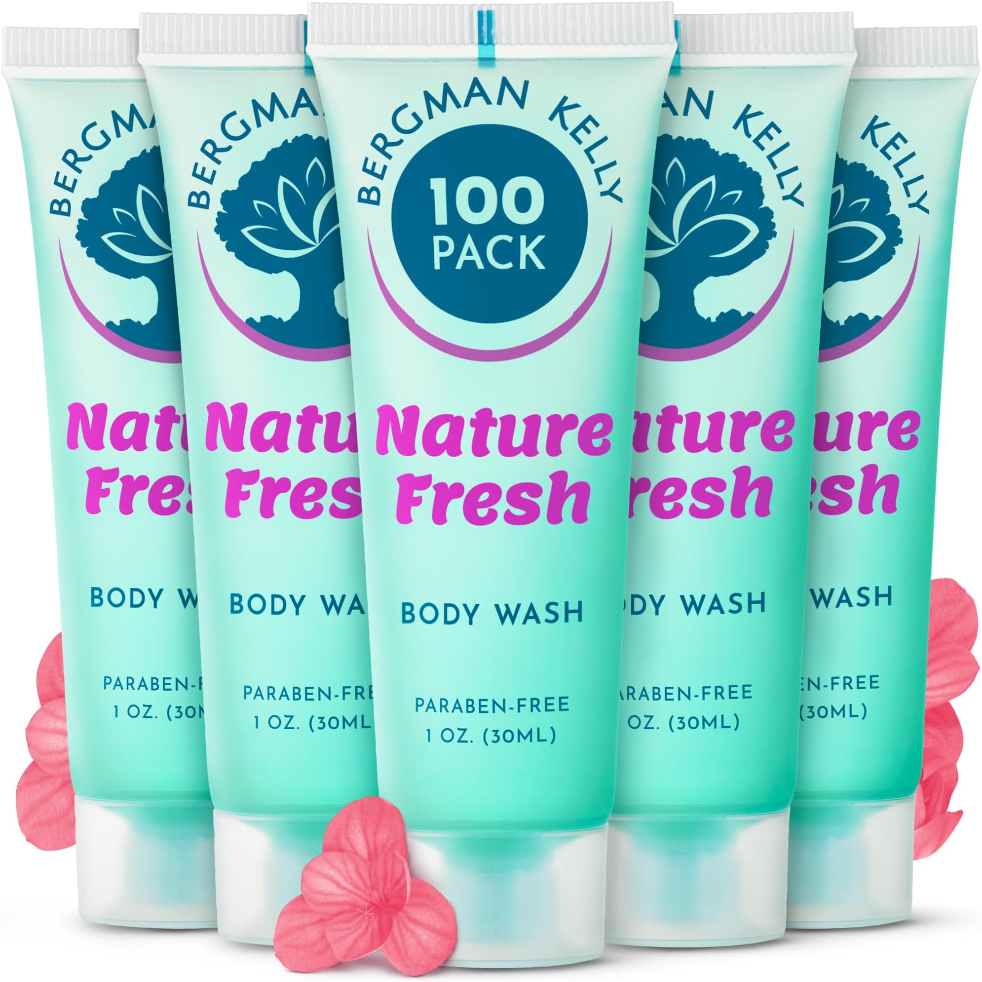 BERGMAN KELLY Travel Size Body Wash (1 fl oz, 100 PK