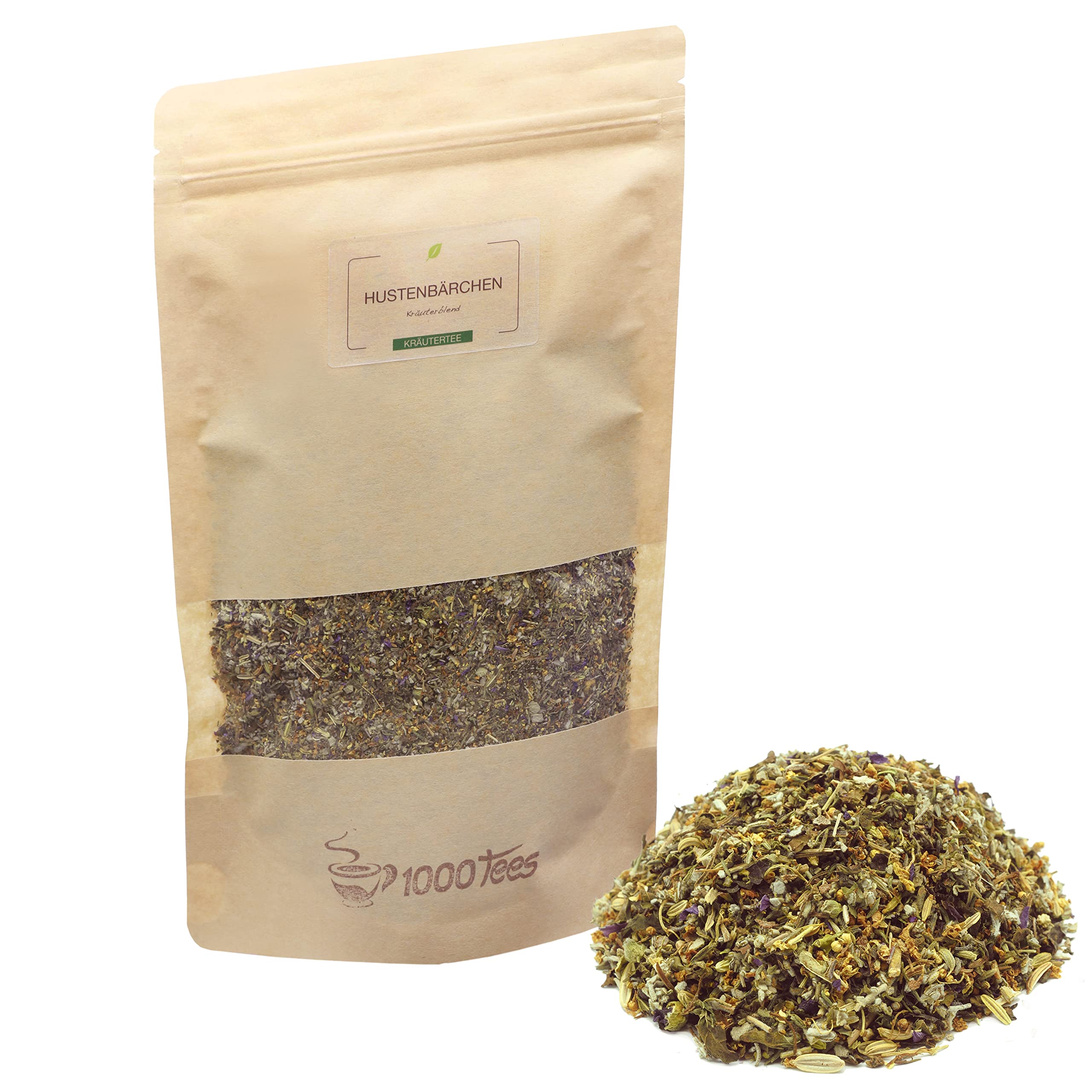 Hustenbärchen Kräutertee mit Fenchel-Salbei-Geschmack, würzig, mittelkräftig, frisch abgefüllt