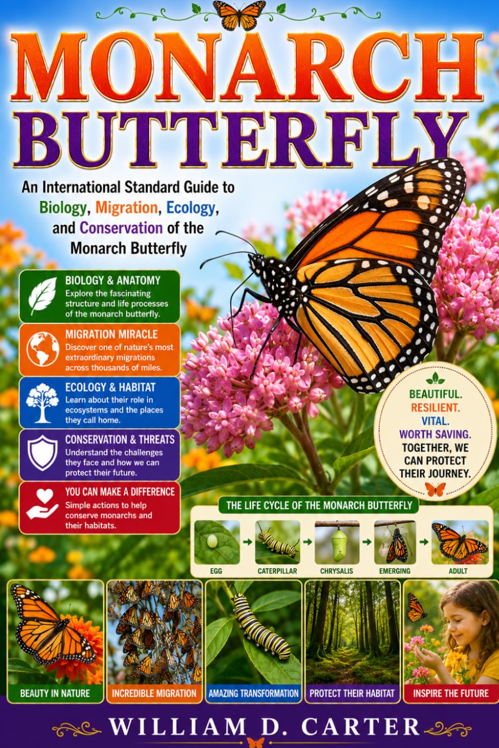 MONARCH BUTTERFLY: An International Standard Guide to Biology, Migration, Ecology, and Conservation of the Monarch Butterfly