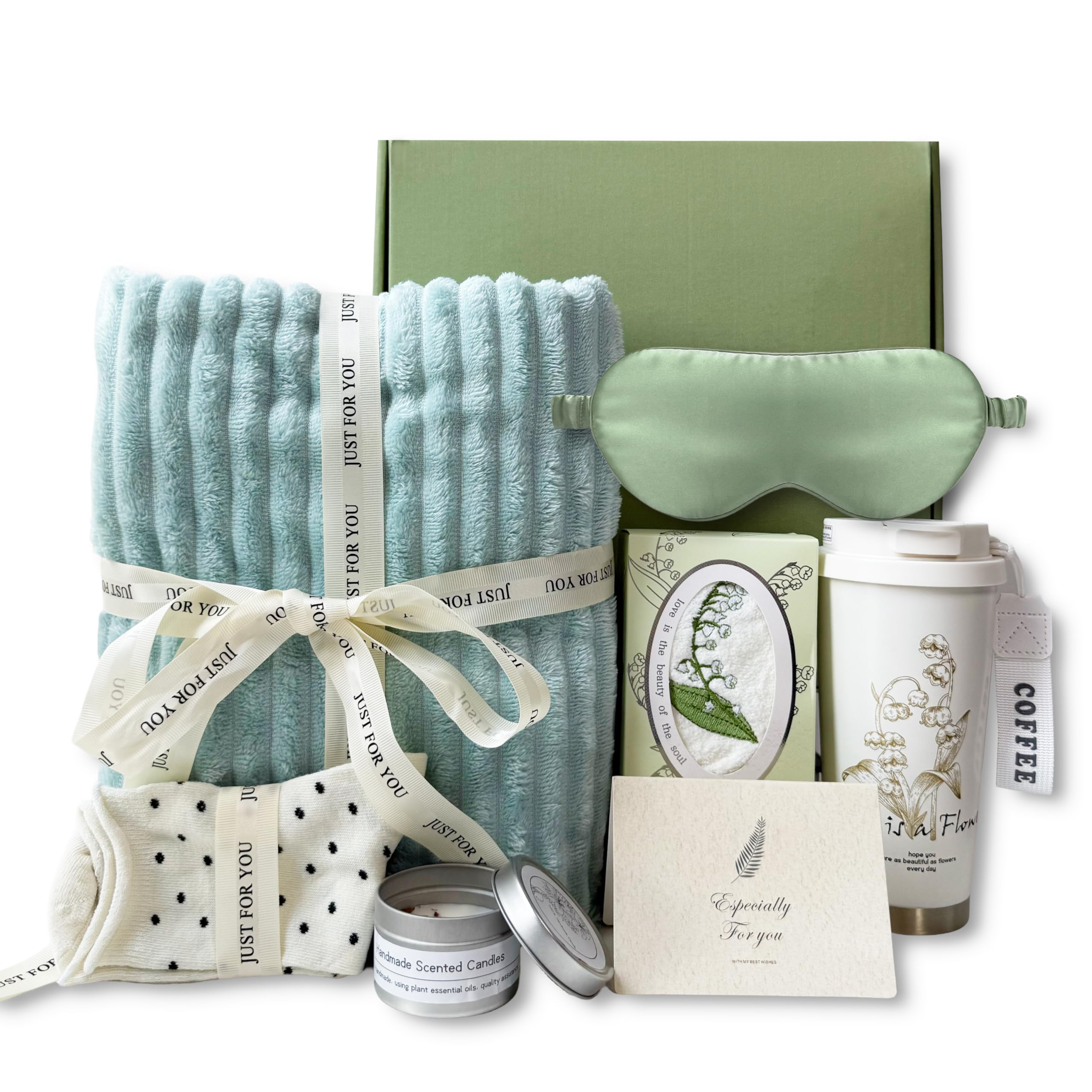 Birthday Gifts for Women, Self Care Gifts Get Well Soon Gifts Package, Relaxing Care Package, Birthday Gift Basket for Women, Mom, Sister, Friend,
