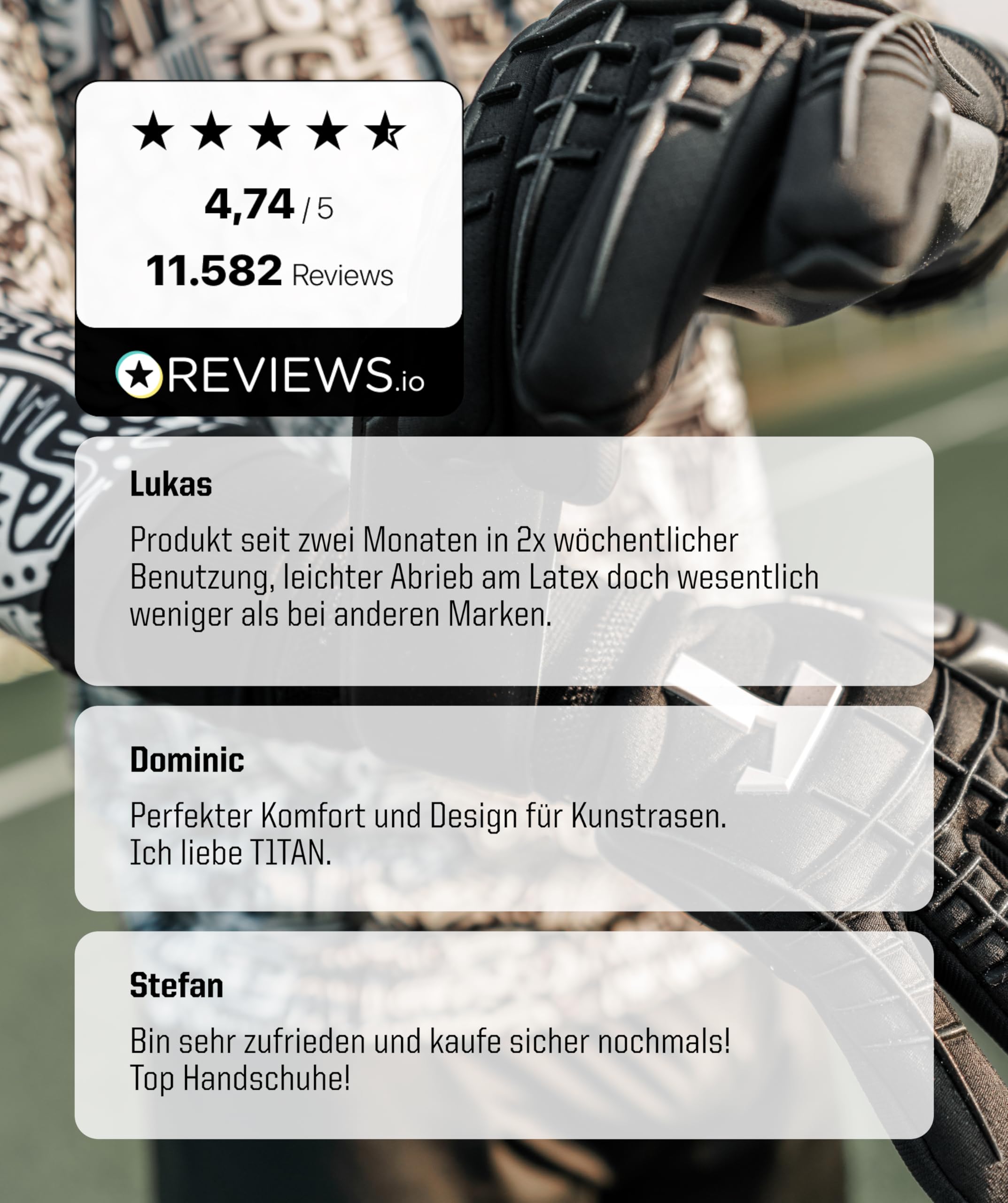 T1TAN Profi Torwarthandschuhe Herren Beast Fingerschutz, Größe 6-11, Torhüterhandschuhe Erwachsene,Tormannhandschuhe Jugendliche, Fußball Torwart