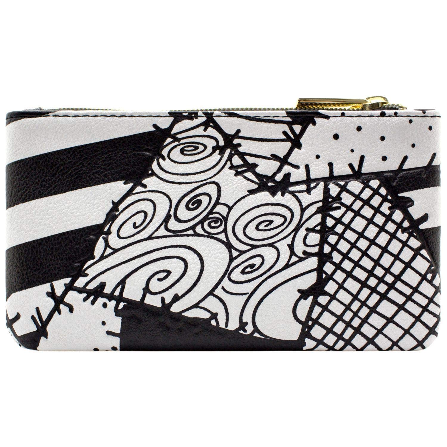 Nightmare Before Christmas Patchwork Noir Portefeuille