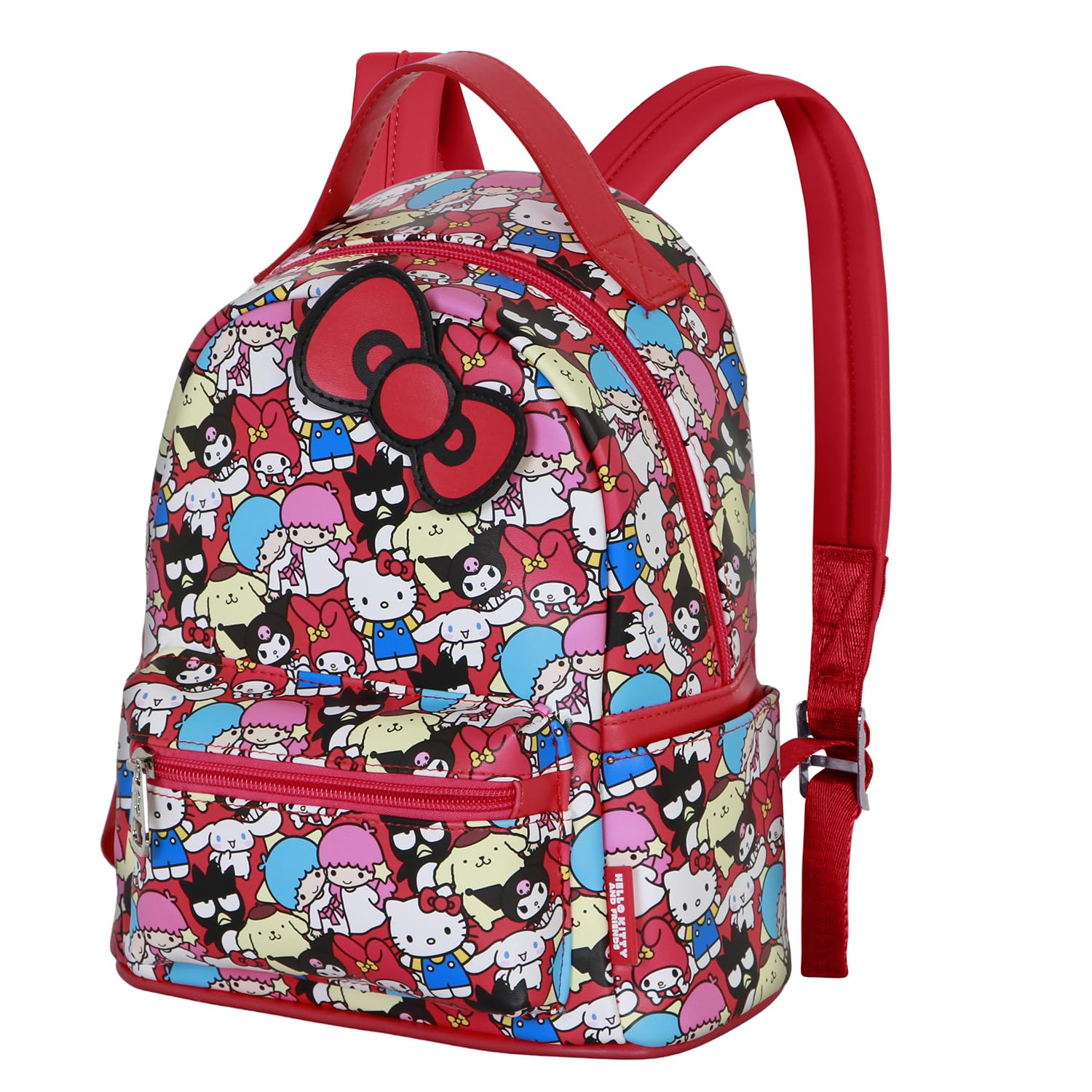 Sanrio Hello Kitty Friends-Small Heady Backpack, Multicolour, 22 x 25 cm, Capacity 8 L