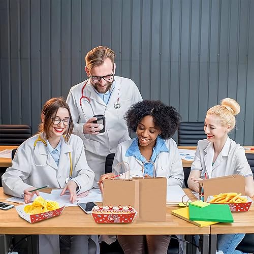 Miniatura 4 de 50 piezas de suministros de fiesta de graduación de enfermería, decoración de fiesta de enfermera, bandejas de papel para alimentos, suministros de