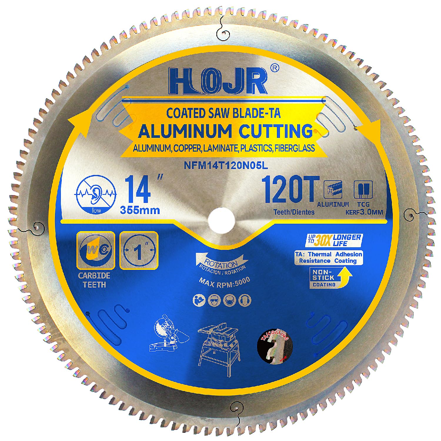 Aluminum Cutting Blade - 10" 80 Tooth -10 Aluminum Cutting Blade - 10" 80 Tooth -10