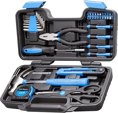 CARTMAN 39-Piece Home Tool Set Kit, Essential Household Hand Tools