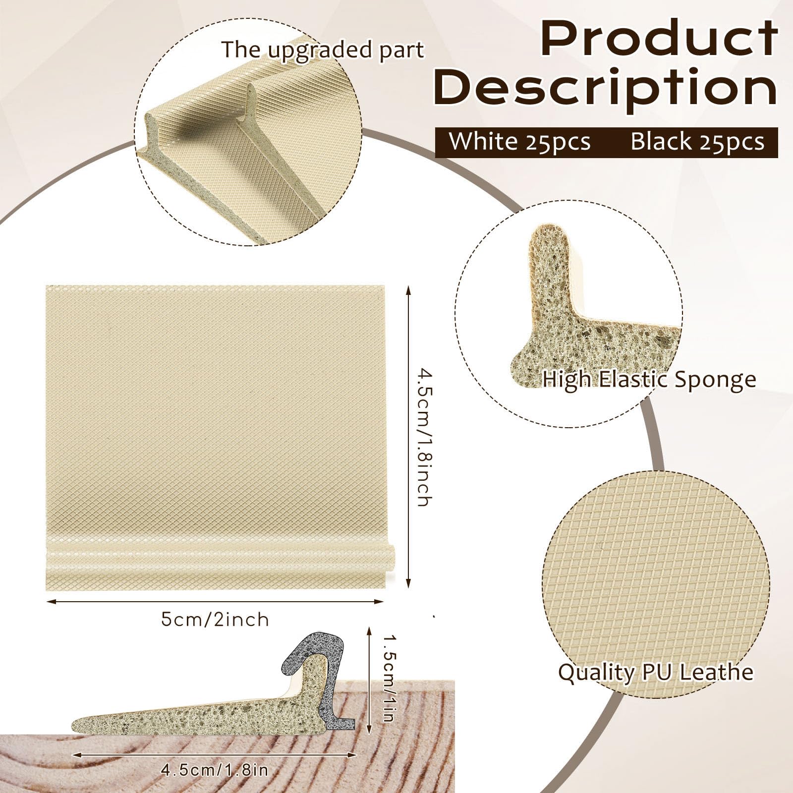 Snapklik.com : Pangda 25 Pcs Door Corner Seal, Self Adhesive Frame Door ...
