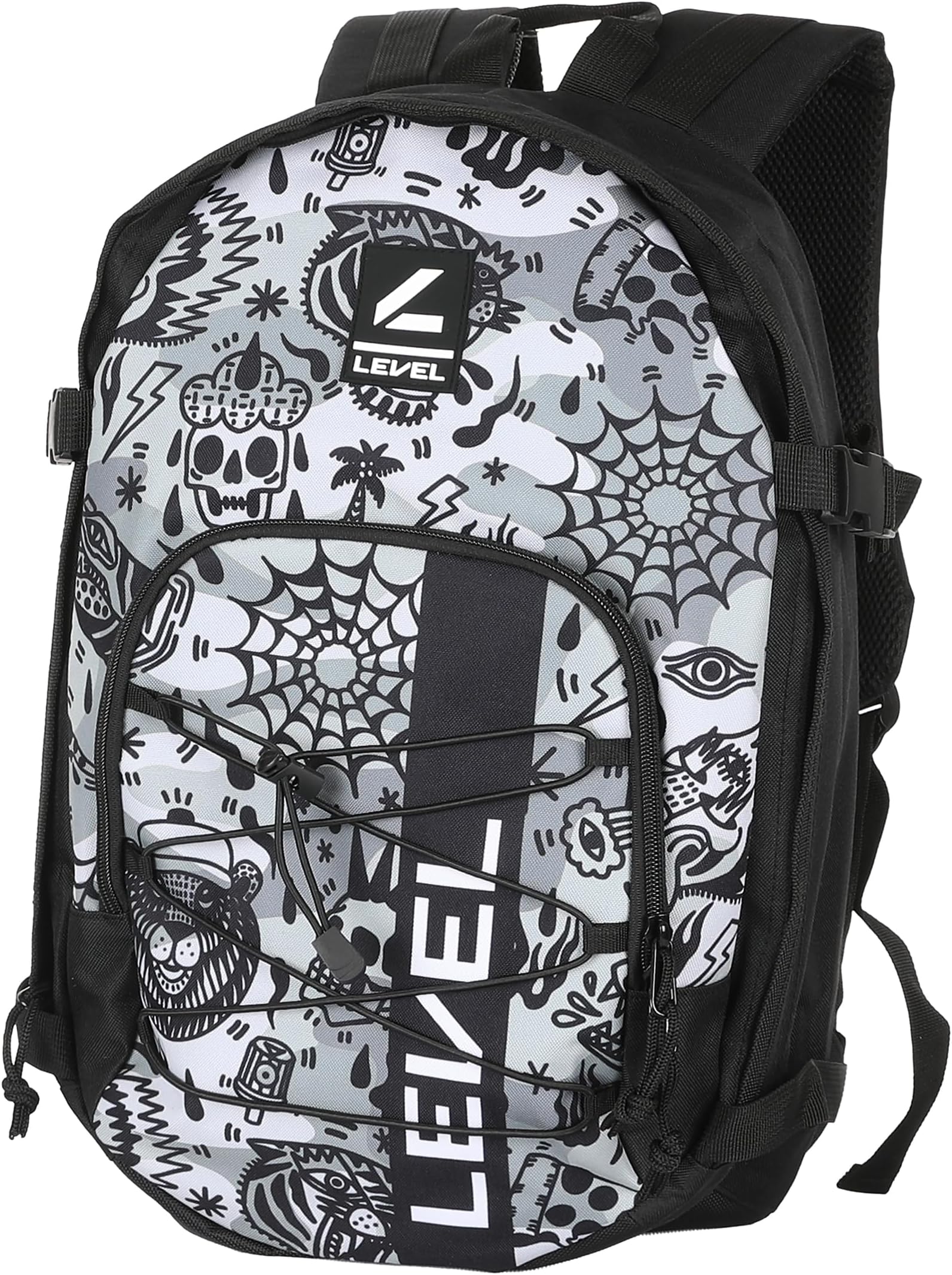 Multy Use Urban Trekking Backpack 20L with Front and Top Pocket, Skiing and Snowboarding Strap, Travel Backpack for Women and Men with Padded Back, Ideal for Outdoor Activities and Hiking