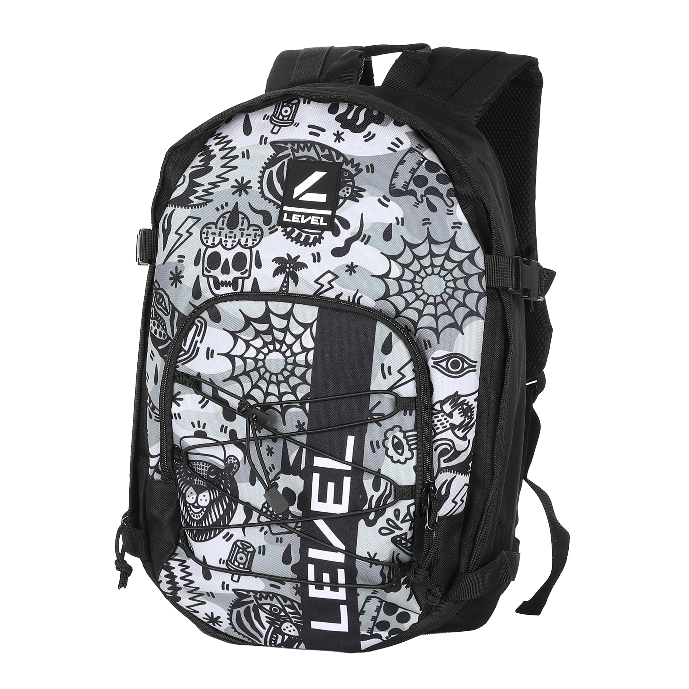 Level Multy Use Urban- Zaino Trekking 20l con Tasca Frontale e Superiore, Cinturino per Sci e Snowboard, Zaino da Viaggio Donna e Uomo con Schienale Imbottito, Ideale per Attività Outdoor e Escursioni