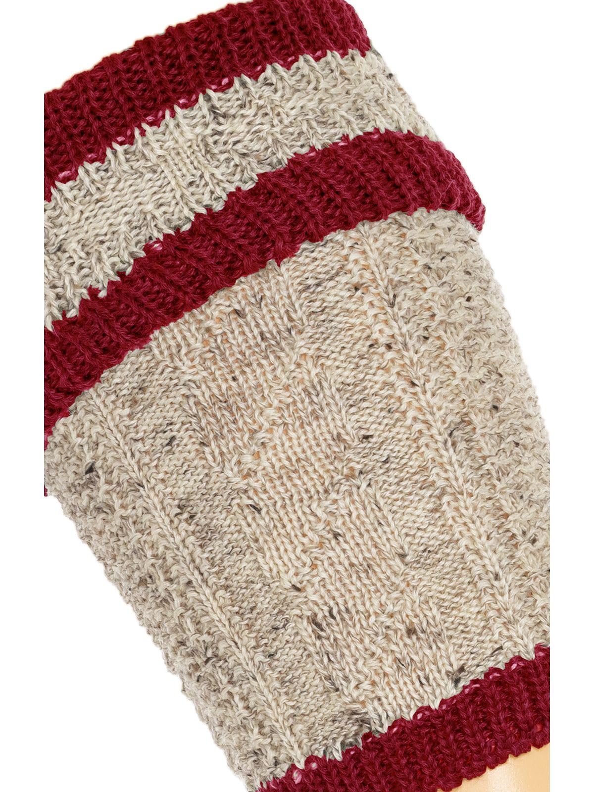 Lusana Herren 2-teiliges Loferl-set Loden Tweed Trachtenstrümpfe