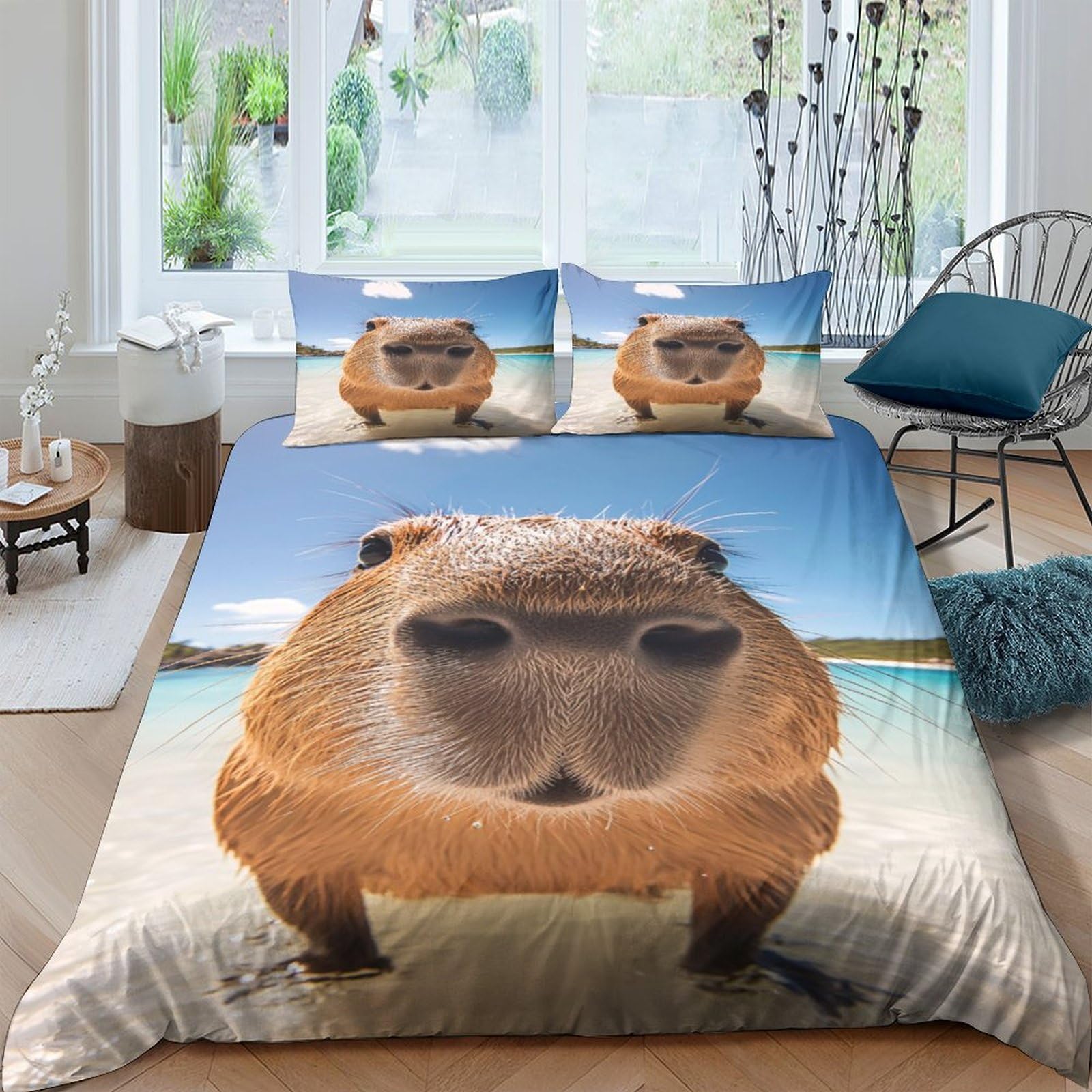 GPLZQXKJNH Galaxy Starry Sky Duvet Cover 3D Printed Microfiber Bedding Set with Hidden Zipper and Pillowcases for Bedroom Decor and Home Use Single（135x200cm）