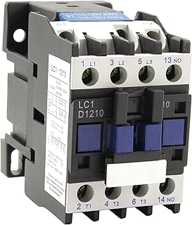 YuCo YC-CN-LC1-D1210-3 Replacement Contactor for Telemecanique LC1-D Series 12A 600V 3 Phase 3P 240V AC Coil