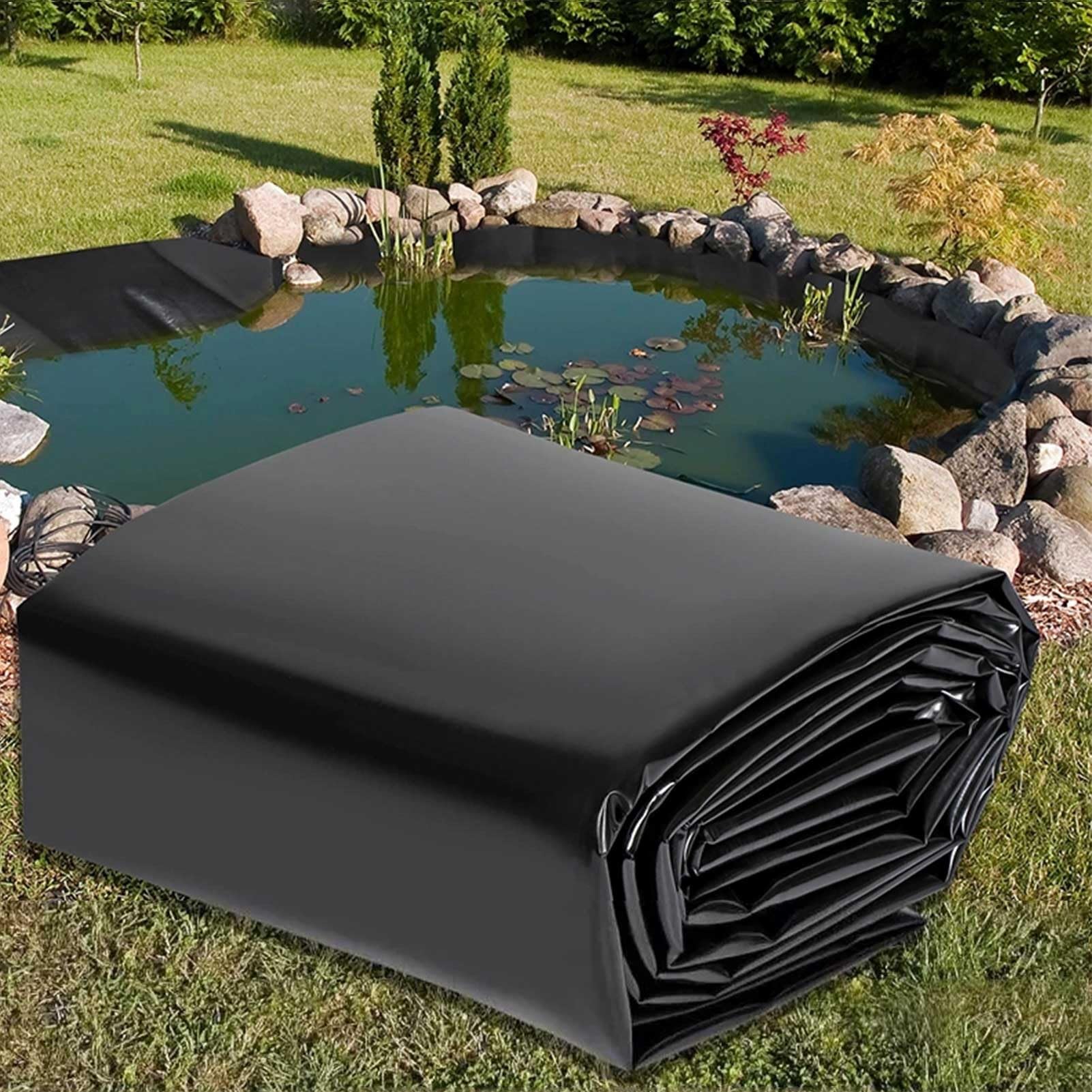 Bâche de bassin flexible anti-fuite pour aménagement de jardin