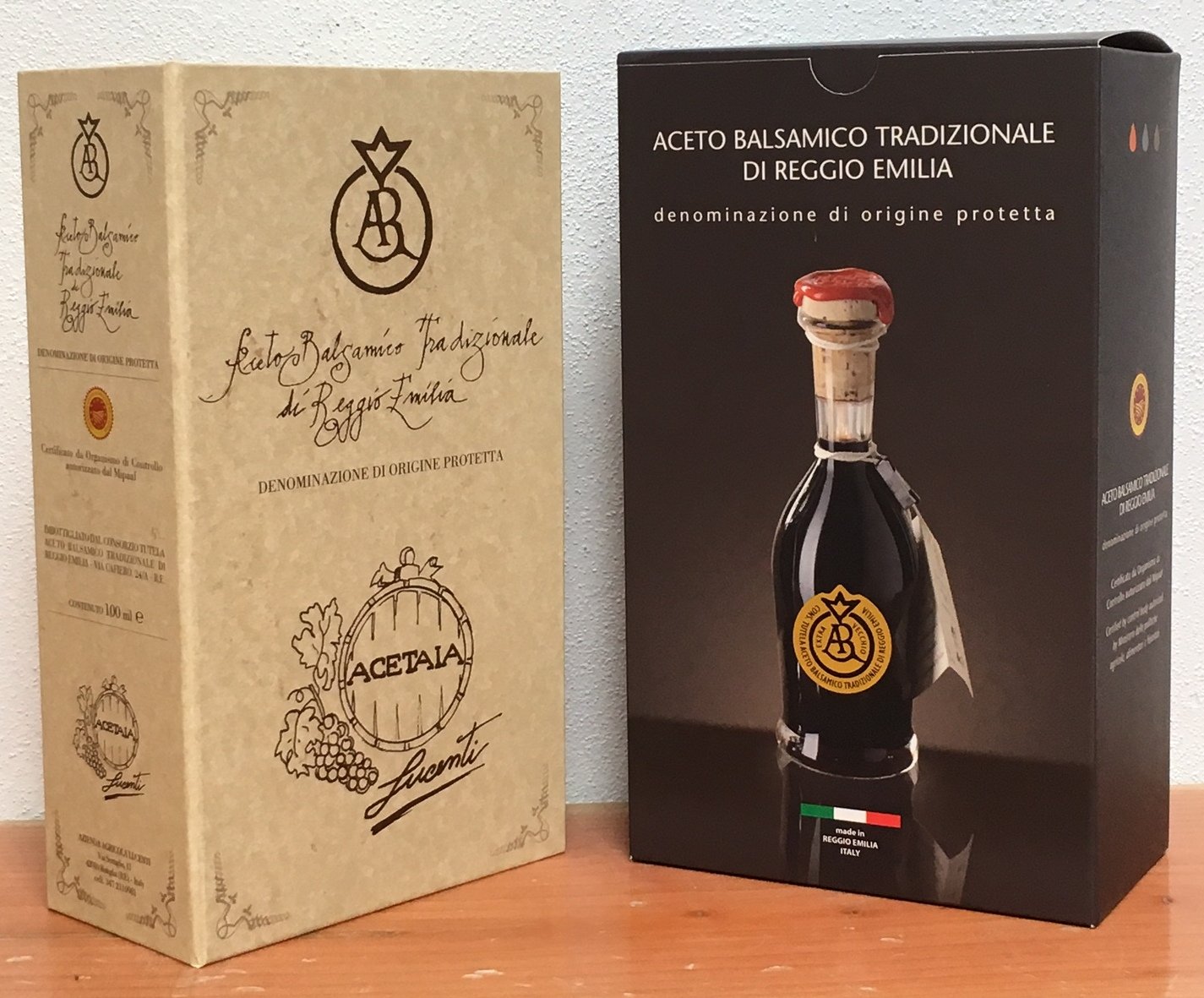 Aceto Balsamico Tradizionale di Reggio Emilia DOP "Bollino Oro" Minimo 25 anni (100 ml) + dosatore