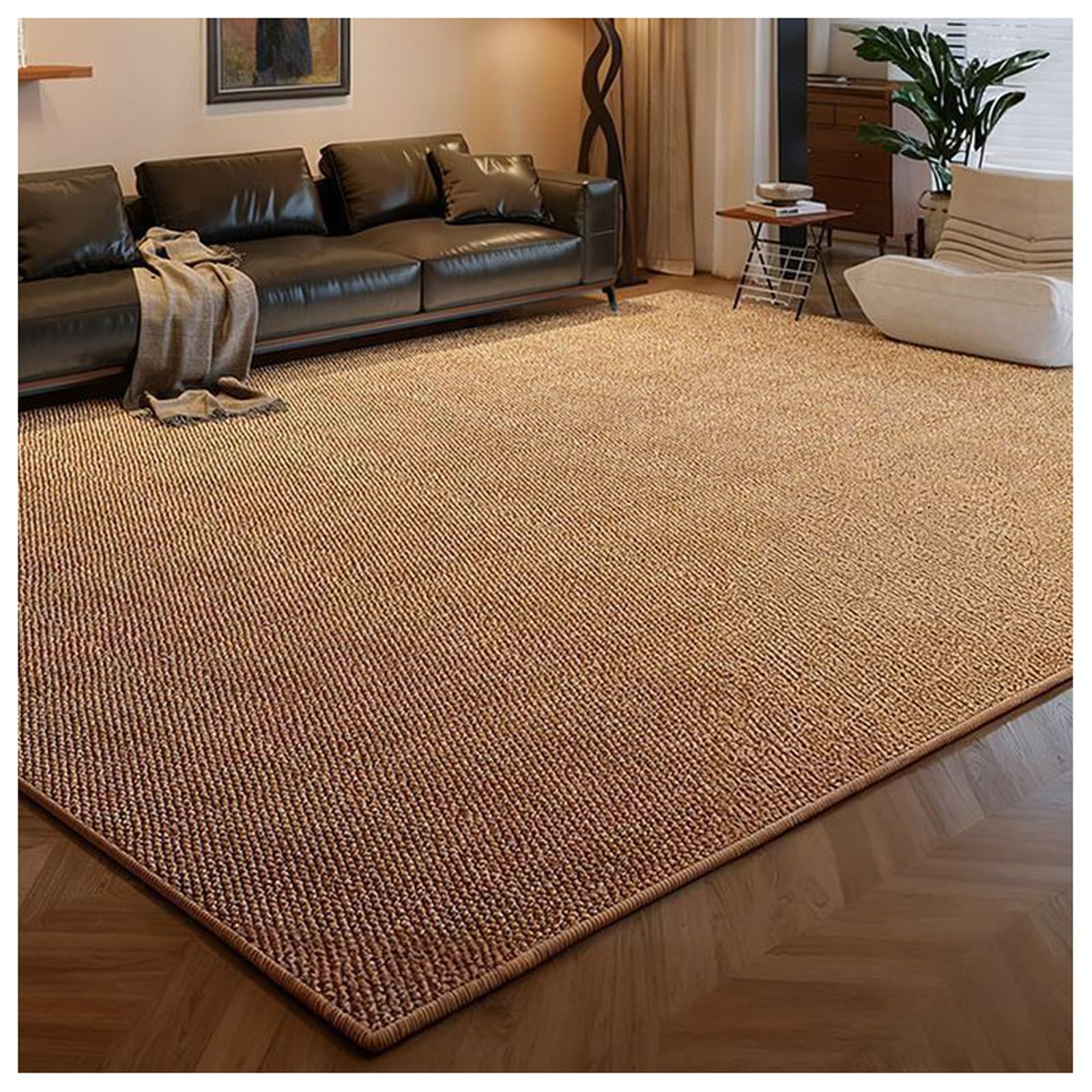 Tapis de salon en sisal résistant aux intempéries pour jardin et cuisine