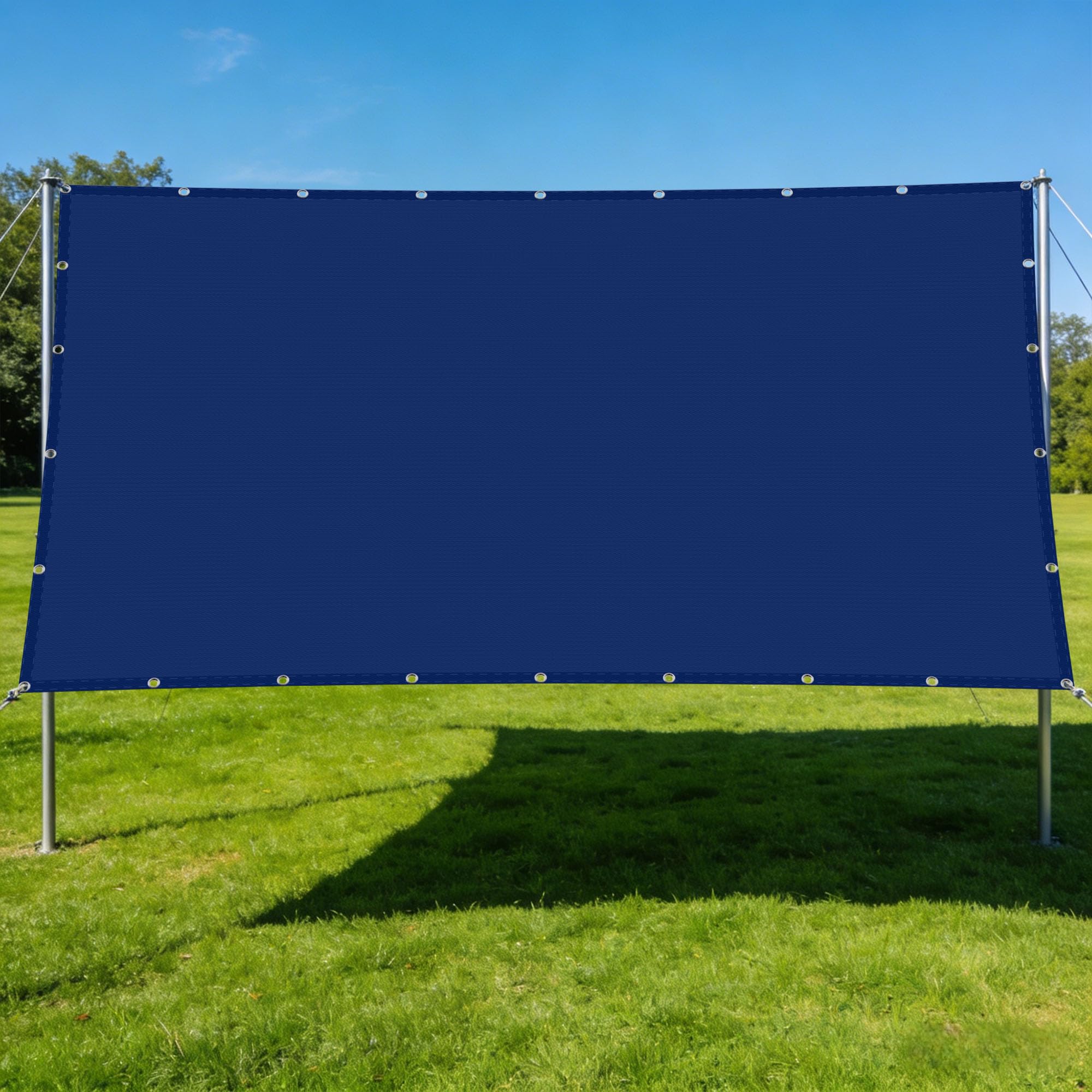 Voiles d'ombrage imperméable 400x400cm toile solaire extérieure jardin terrasse