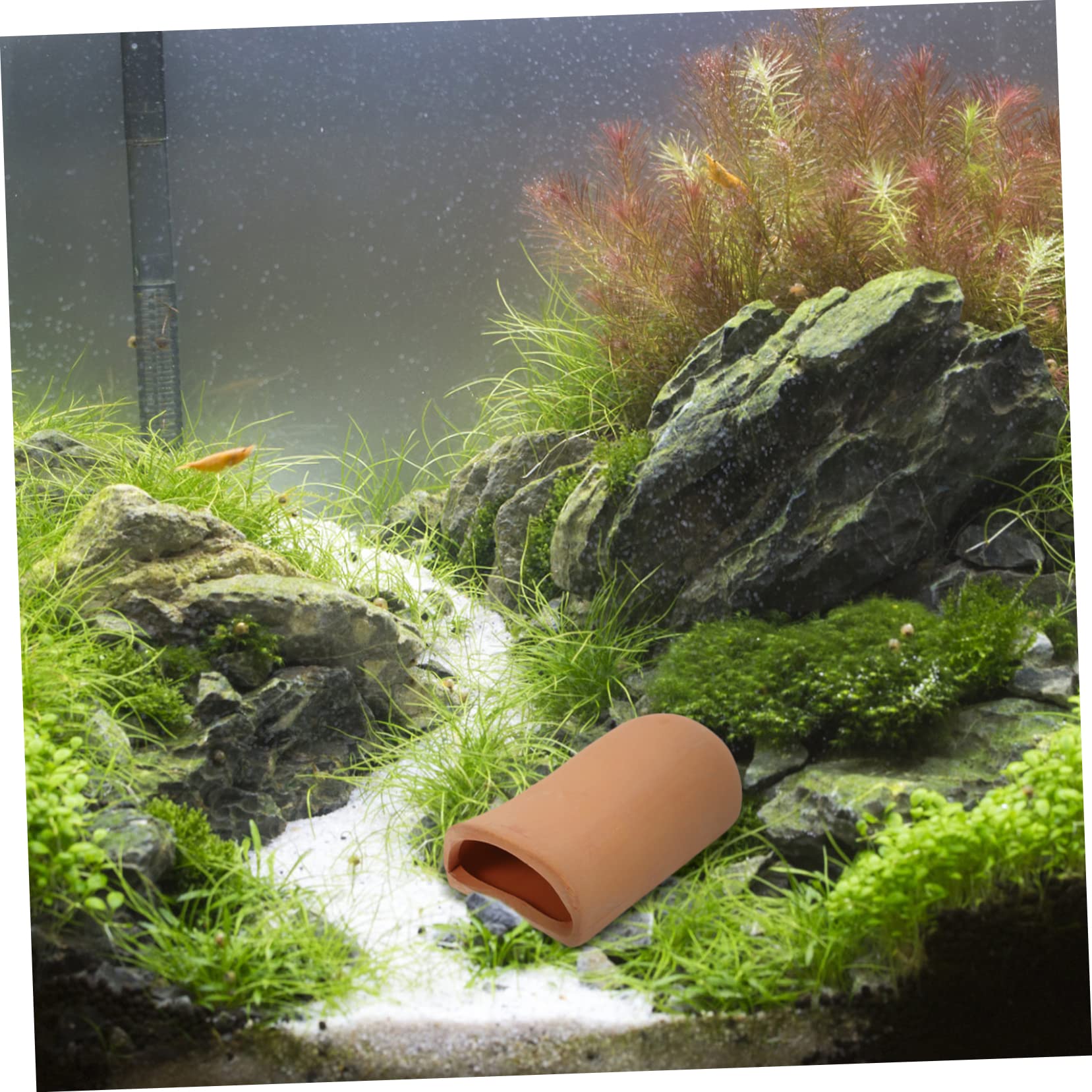 BESPORTBLE 6stücke Keramische Aquarium Versteckhäuser Für Garnelen Und Fische Unterwasser-Dekoration Mit Lebendigen Farben Versteck Und Brutstätte Für Aquarienlebewesen