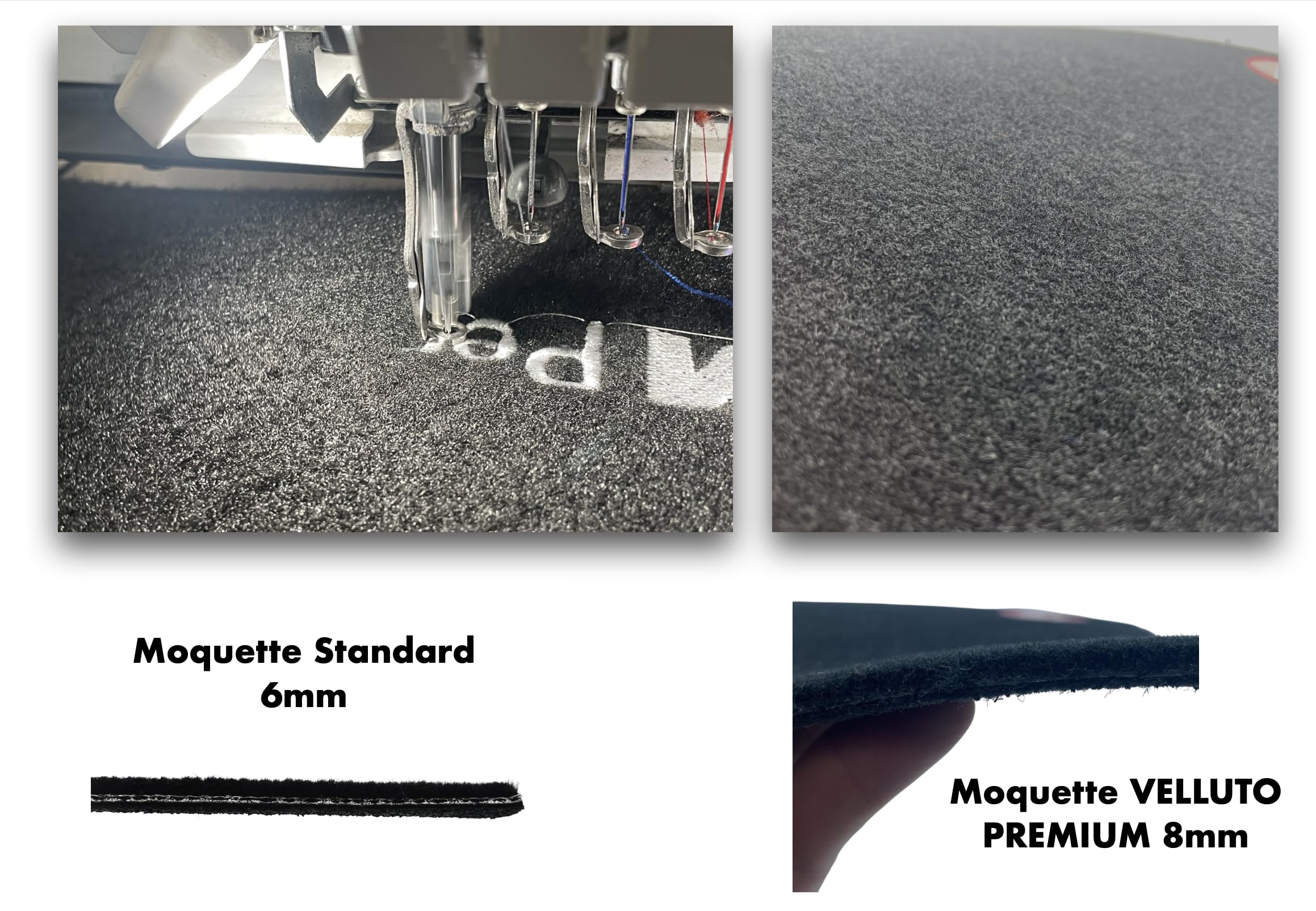 Tappetini Auto Universali per tutte le City Car e Mini Car come Aixam, Lieger, fiat 500, Fiat Panda, Hyundai i10, Kia Picanto,Volksvagen Up!,Toyota Aygo X, Dacia Spring.