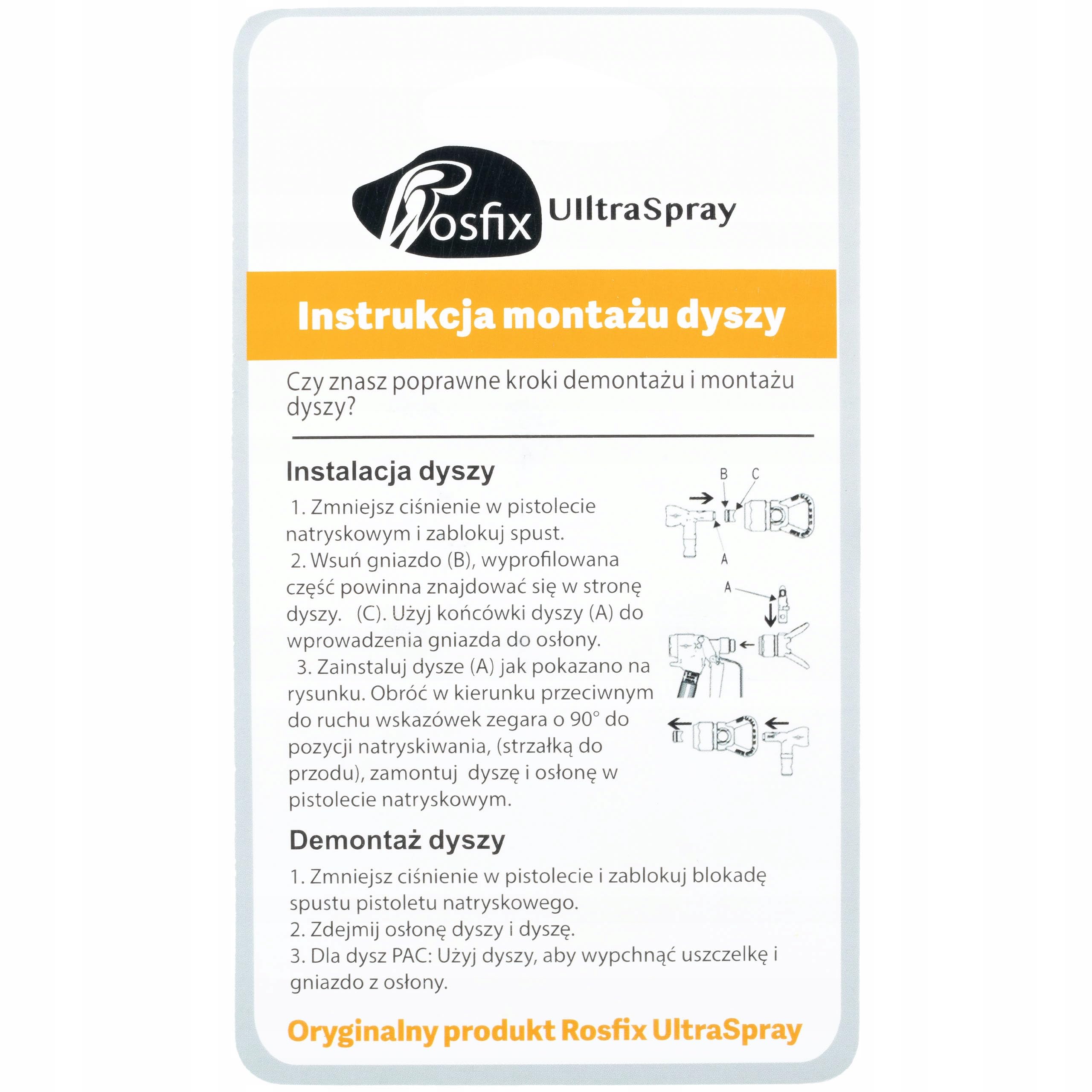 Rosfix Düse Ultra Spray 517 5er Set Kompatibel mit Graco Wagner Titan