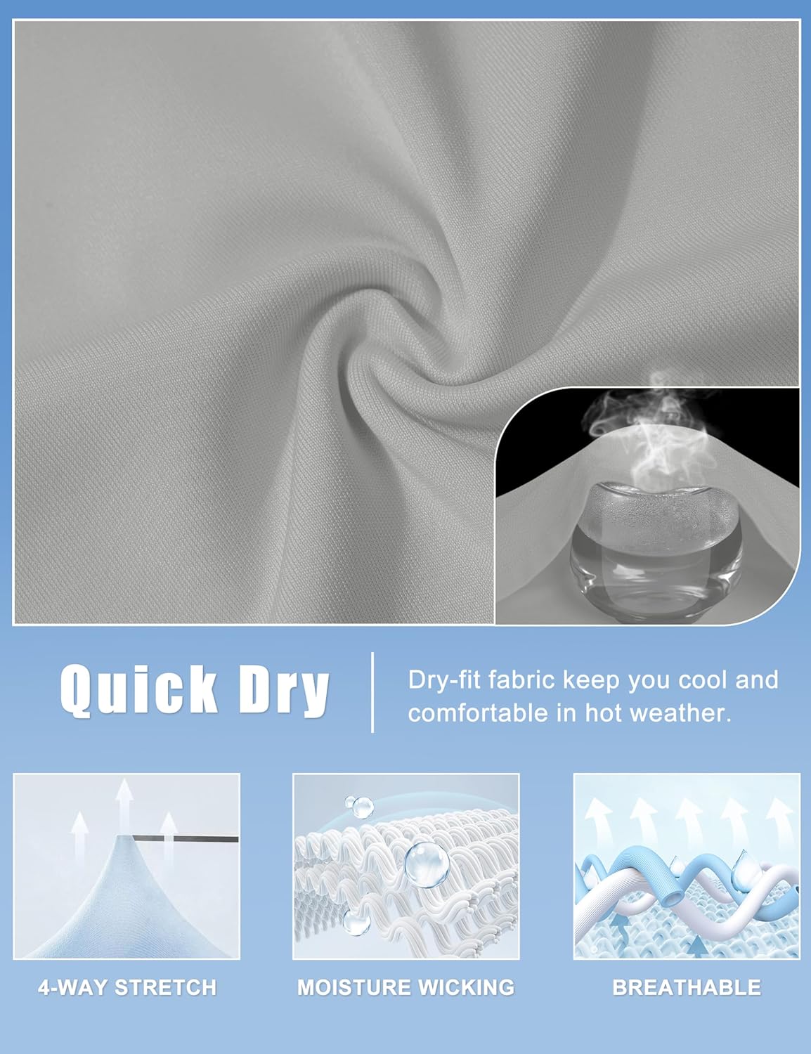 MAGCOMSEN Women's Polos Golf Shirts Short Sleeve UPF 50+ Collared Shirt Quick Dry Tennis Work Athletic Tops - Image 4