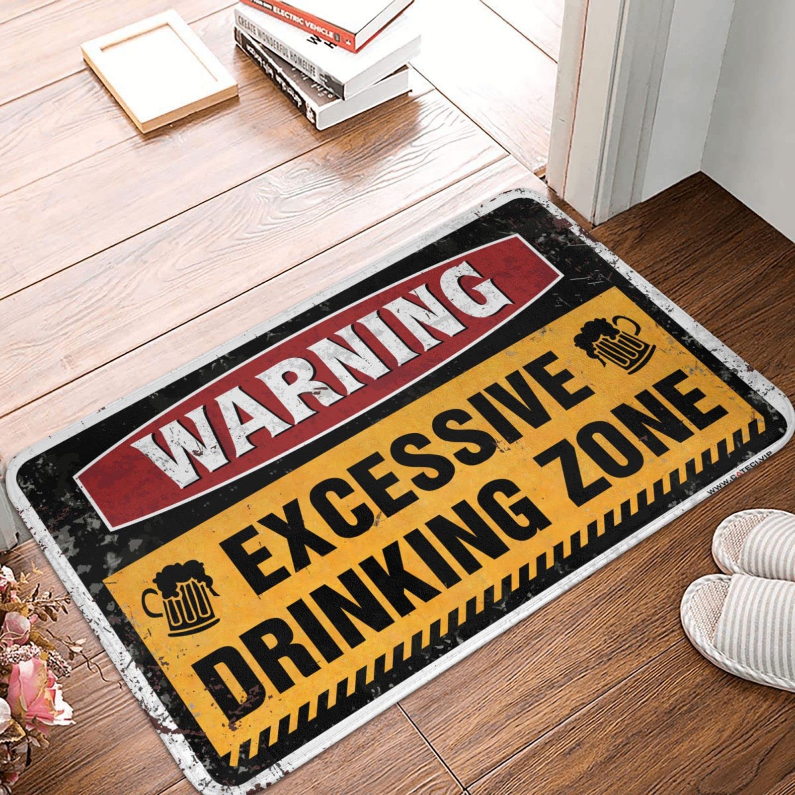 Tapis de porte superposés d'Halloween grand format extérieur