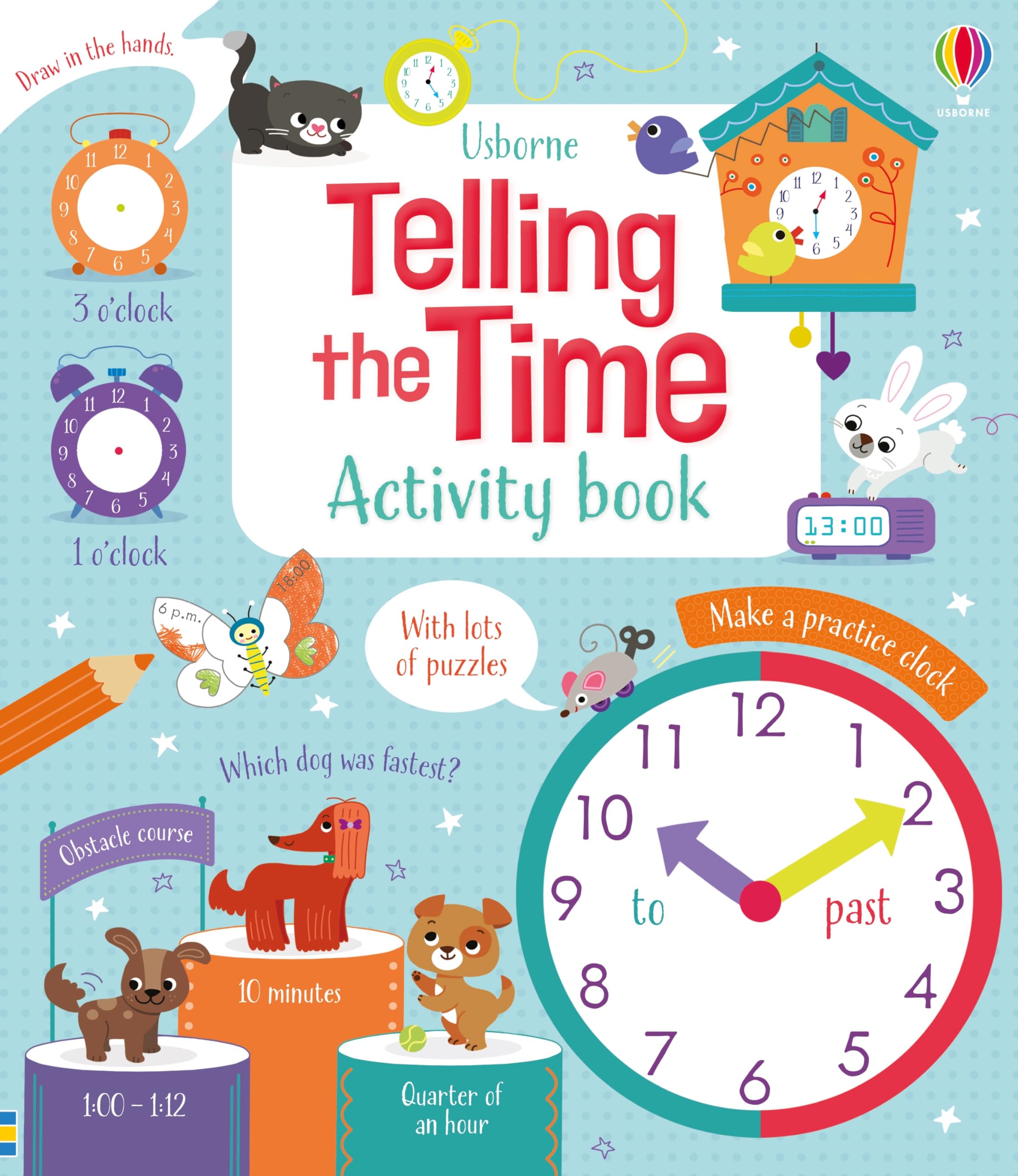 Telling the Time Activity Book (Maths Activity Books): 1 Paperback – 5 Aug. 2021
