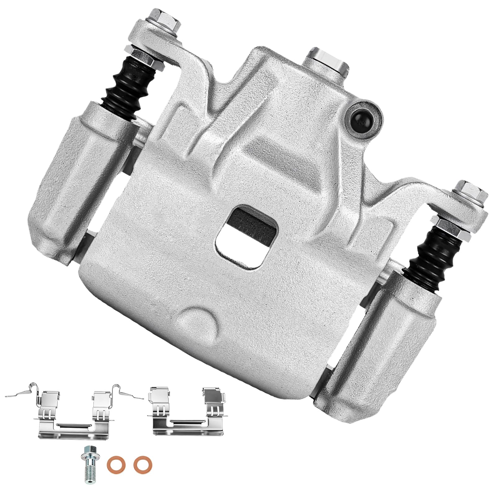 cciyu Front Left Disc Brake Caliper Assembly w/Bracket 19B3308