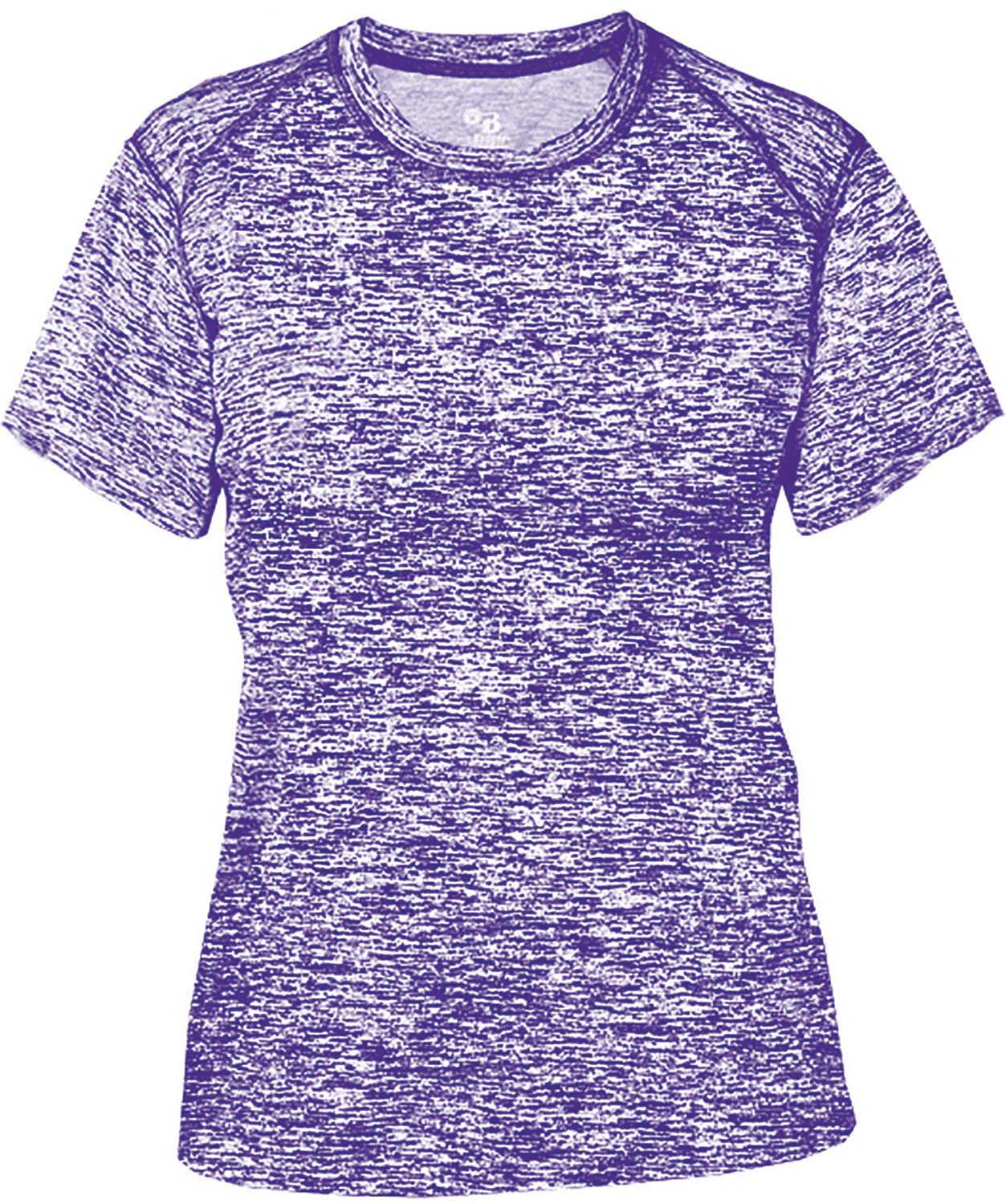 Badger Sports Blend Ladies' Tee Purple Blend Large