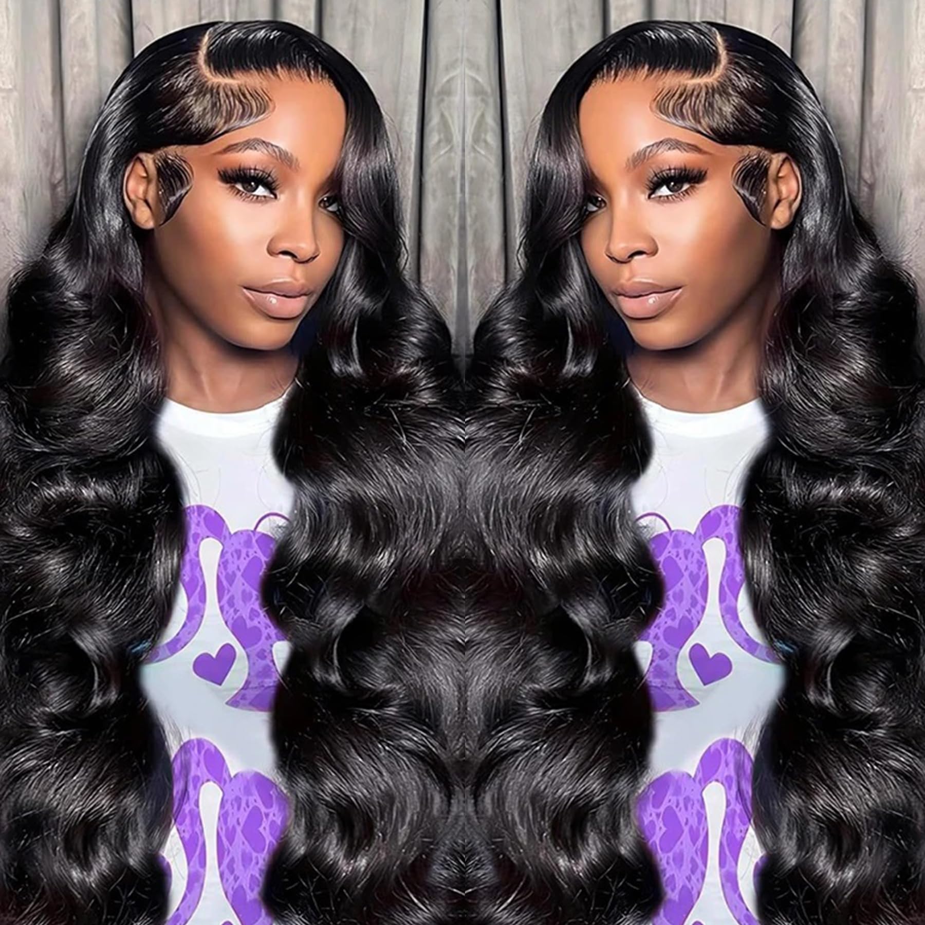 Body Wave 13x6 Lace Front Wigs Human Hair Wig Brazilian Human Hair Wigs for Black Women HD Transparent Wig Pre Plucked With Baby Hair 28inch