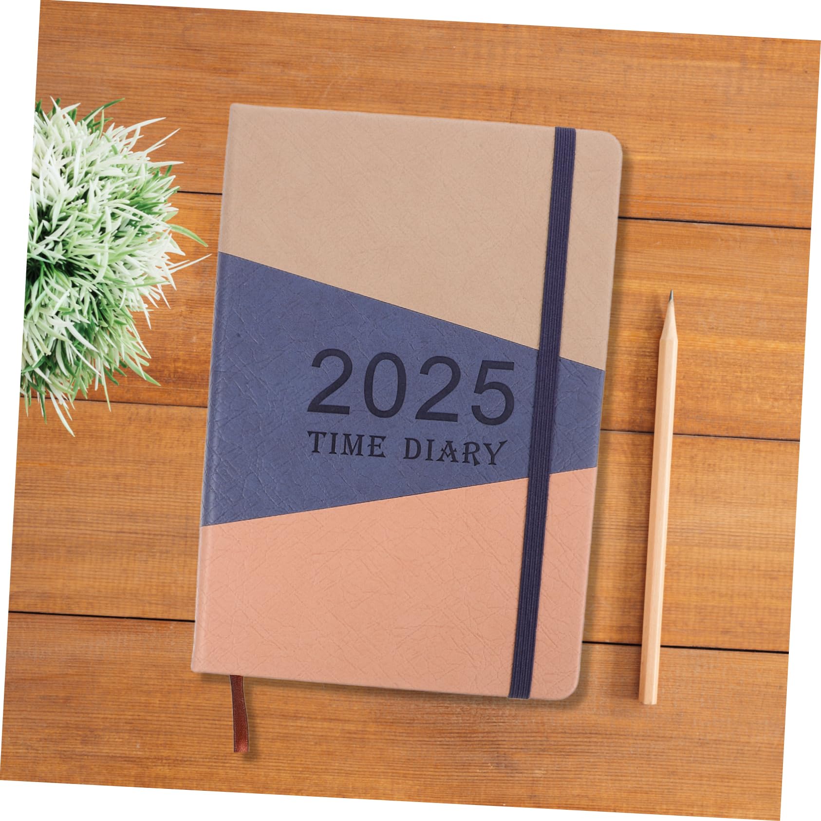 Ładny notatnik, spersonalizowany notatnik, planer biurowy na rok 2025 Planista dla nauczycieli Plan dzienny Notatnik Notatnik planowania Planer tygodniowy Harmonogram biura(Purple)