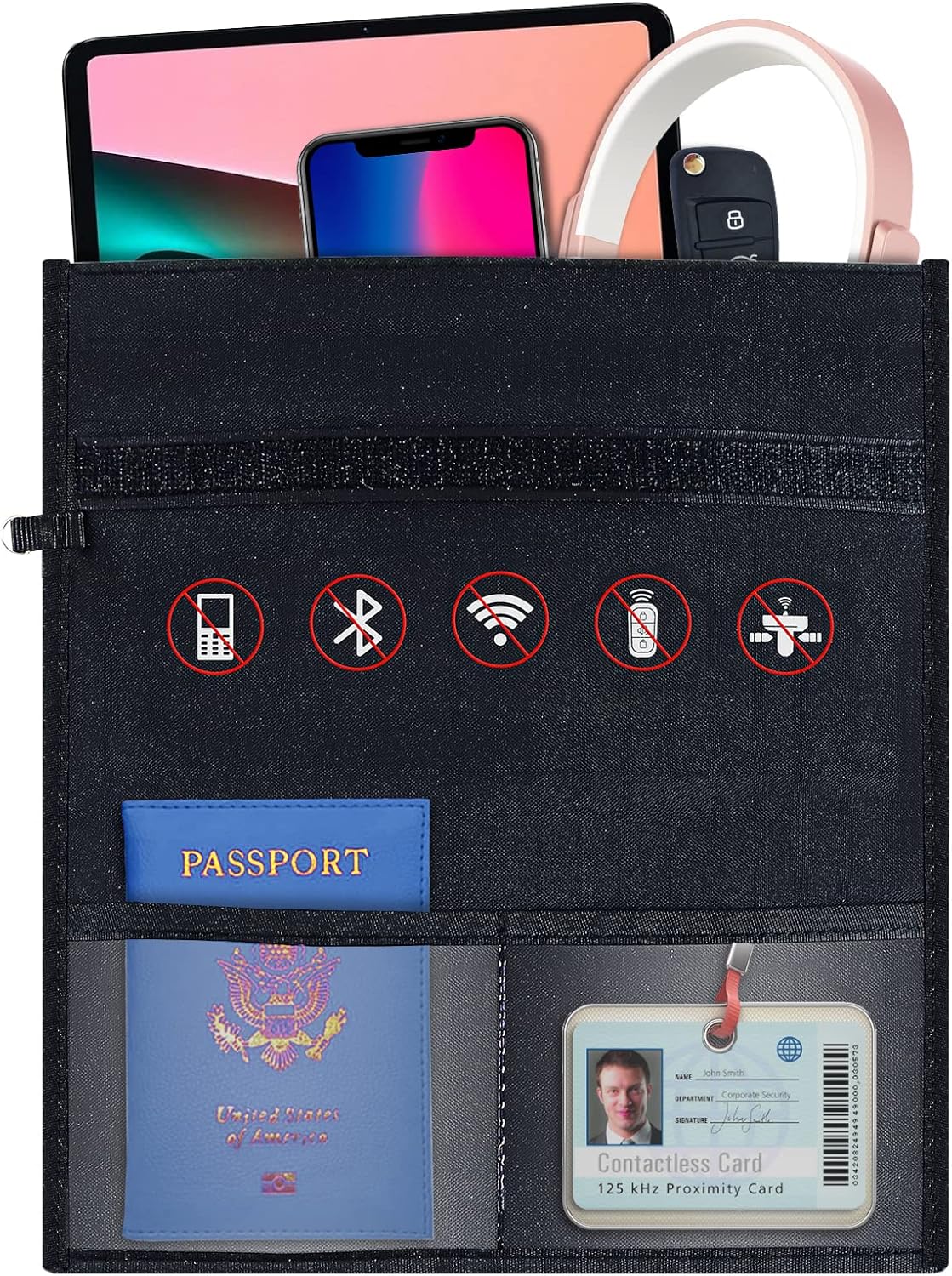 Faraday Bags for Phones, Faraday Cage 10x8.8in Cell Phone