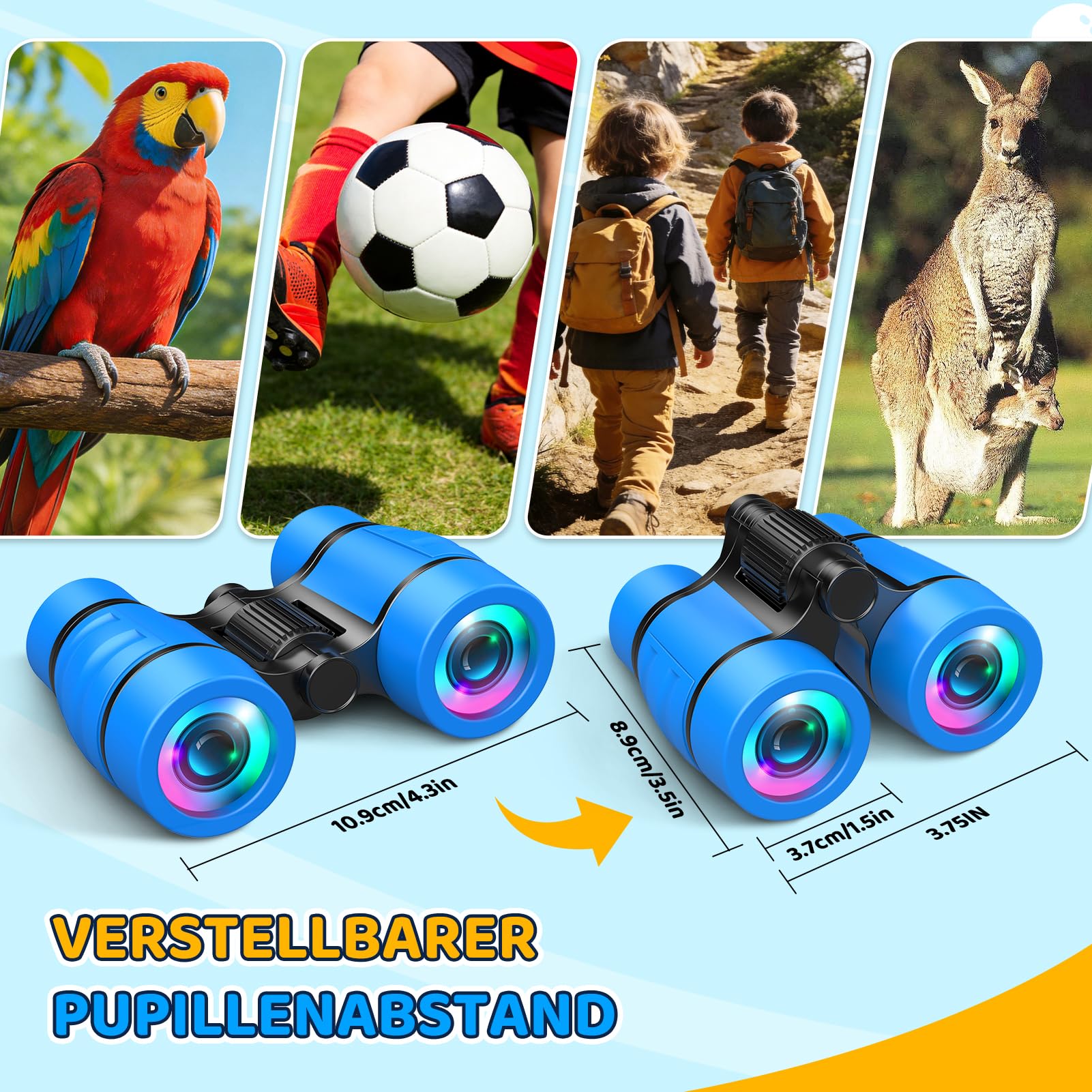 GeschenPark Lornetka zestaw przygodowy z mapami odkrywania – kompas – lupa