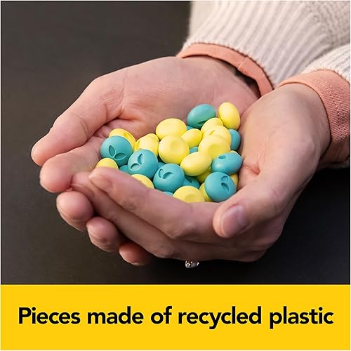 Miniatura 5 de Mindful Classics, juego de mesa Mancala hecho de bambú y plástico reciclado para el Día de la Tierra, productos ecológicos para adultos y niños a