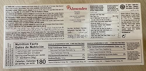 Miniatura 2 de El Almendro turrón duro 7oz