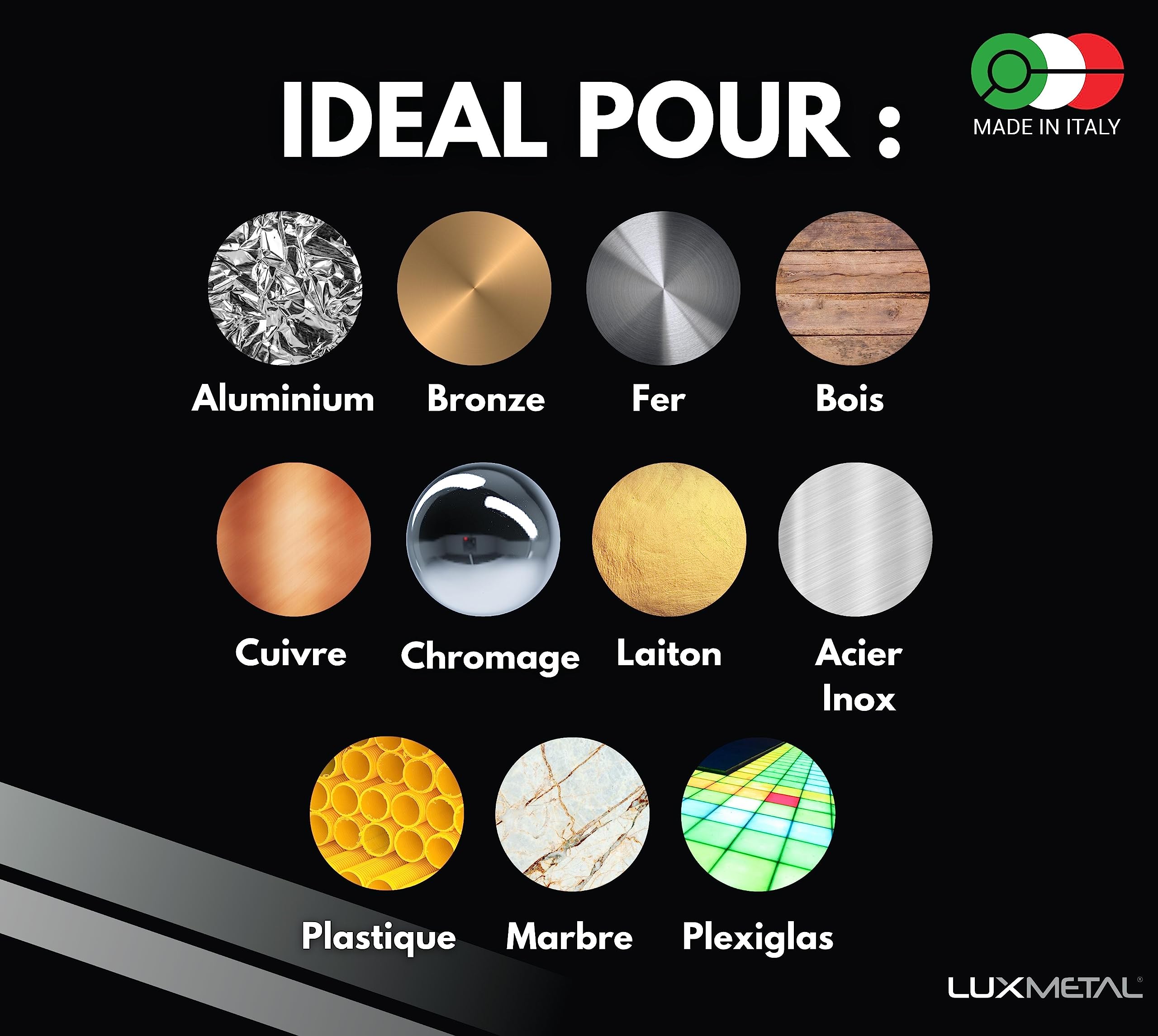3 Pate a polir abrasive 350g A-B-C Fin Moyen Gros Kit de Polissage Metal Acier Inox Alu pour Aluminium laiton Metaux Nettoyage cuivre or argent Polish Chrome plexiglass Resine Epoxy Couteau