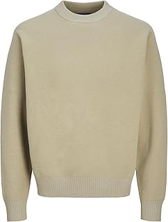 JACK & JONES Male Knitted Jumper Plain Knitted Jumper