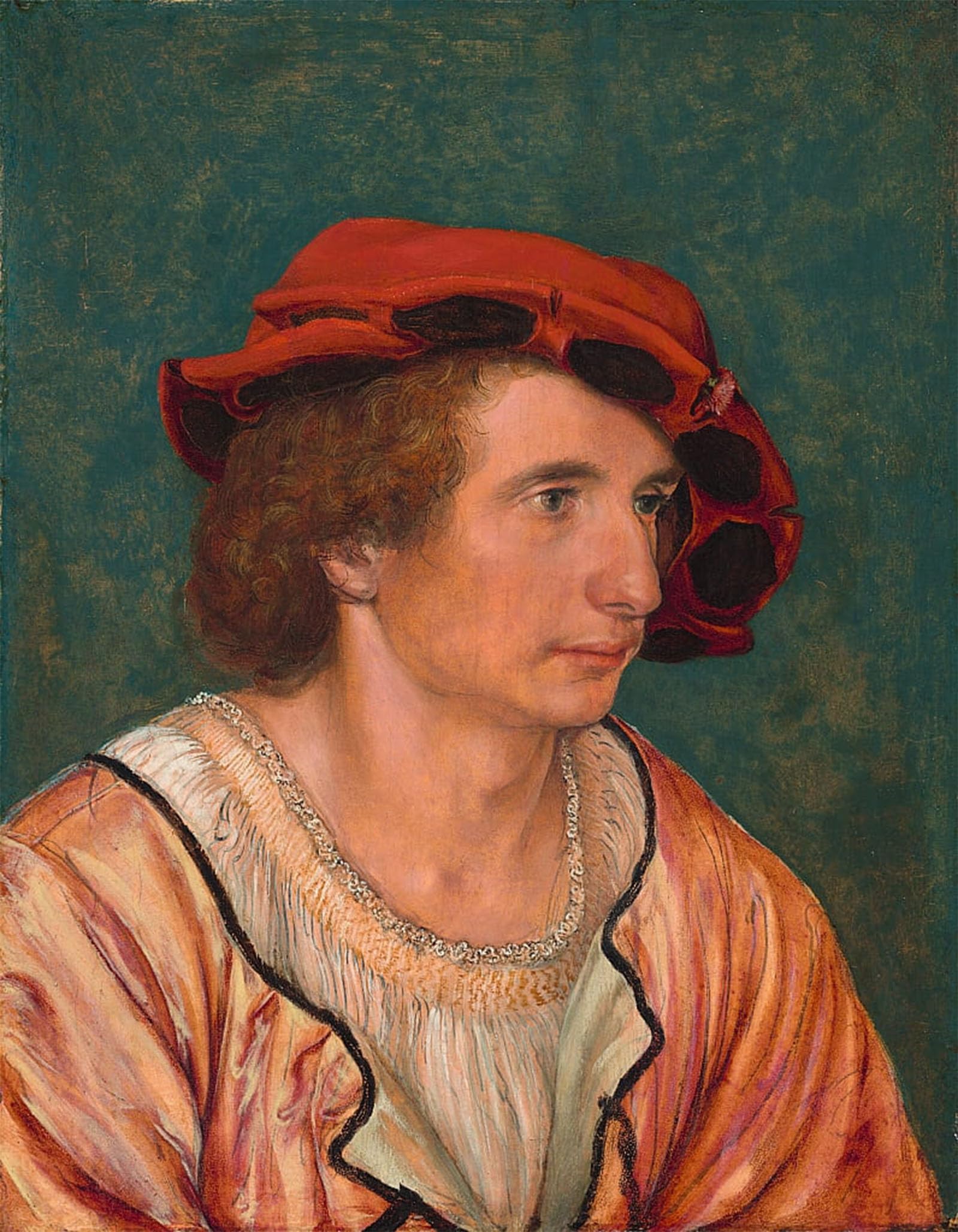 SERENDIPITP Vintage Wall Art Canvas Nordic Poster Canvas Print Picture Portrait of a Young Man by Hans Holbein the Younger Wall Art Poster for Home Decor 60x90cm