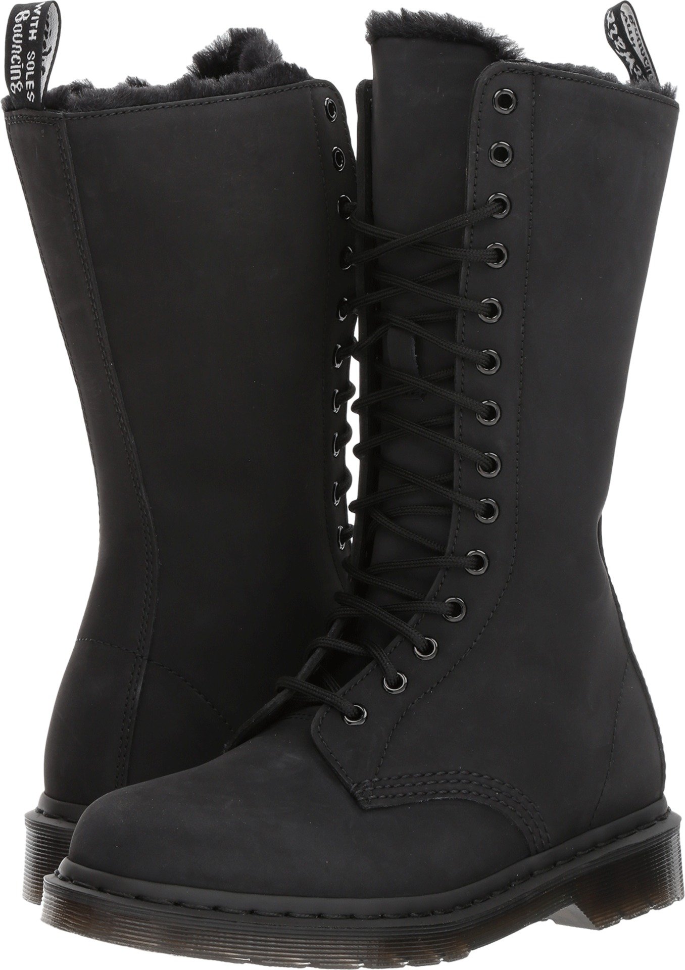 Dr Martens Womens 1b99 Fl Black Cascade Split Boots Desertcart