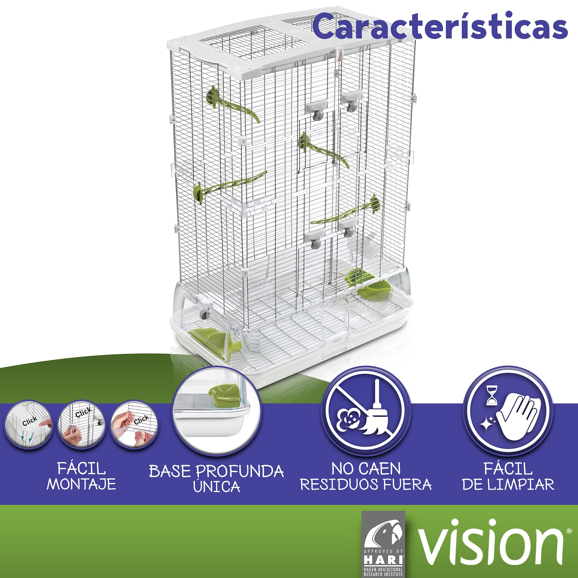 Vision M02 - Jaula, 61 x 38 x 87,5 cm