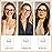 Madison Avenue Blue Light Blocking Glasses Oversized Fashion Blue Light Glasses for Women Anti Eyestrain & UV Protection Computer Eyeglasses (Gradient Brown)