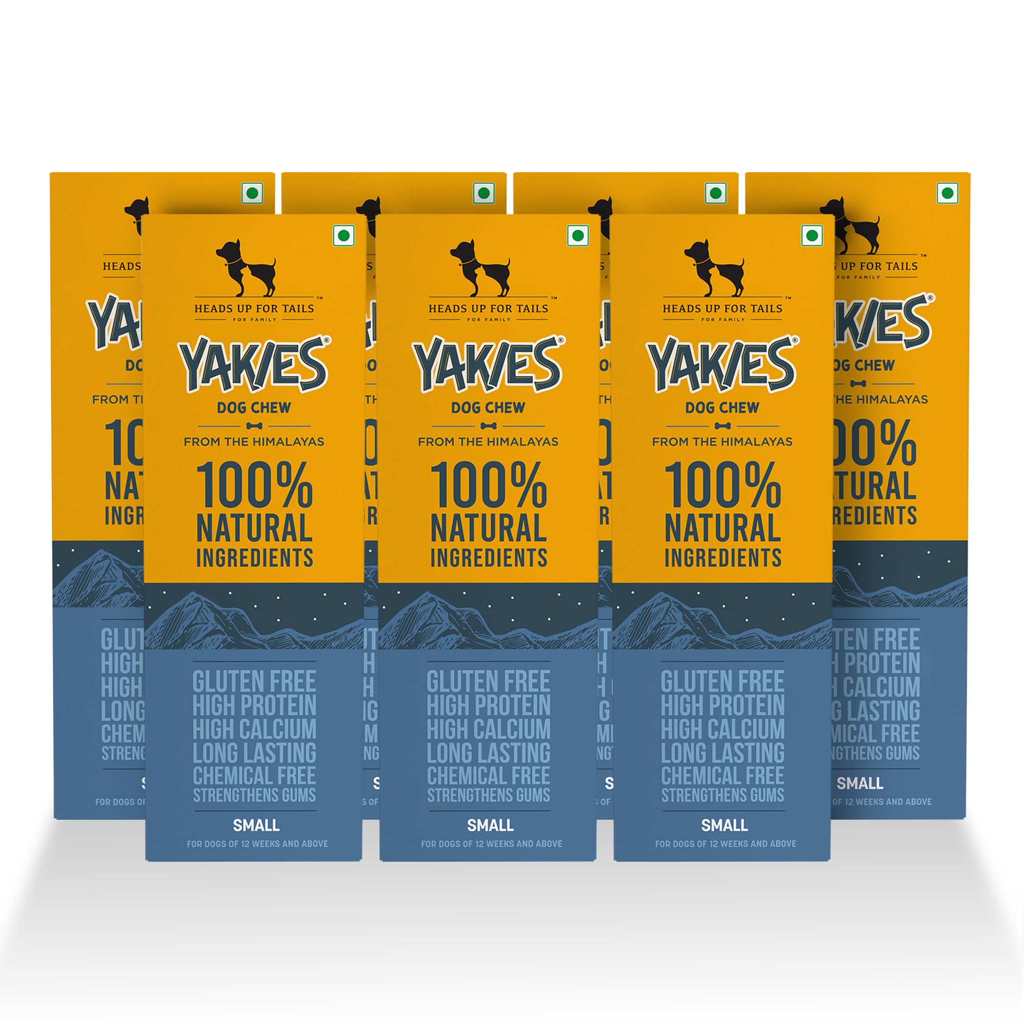 Heads Up For Tails Yakies Vegetarian Natural Dog Chew Bone - Small - 25G Each - Pack Of 7 (B07CL1NS2Z) Amazon Price History, Amazon Price Tracker