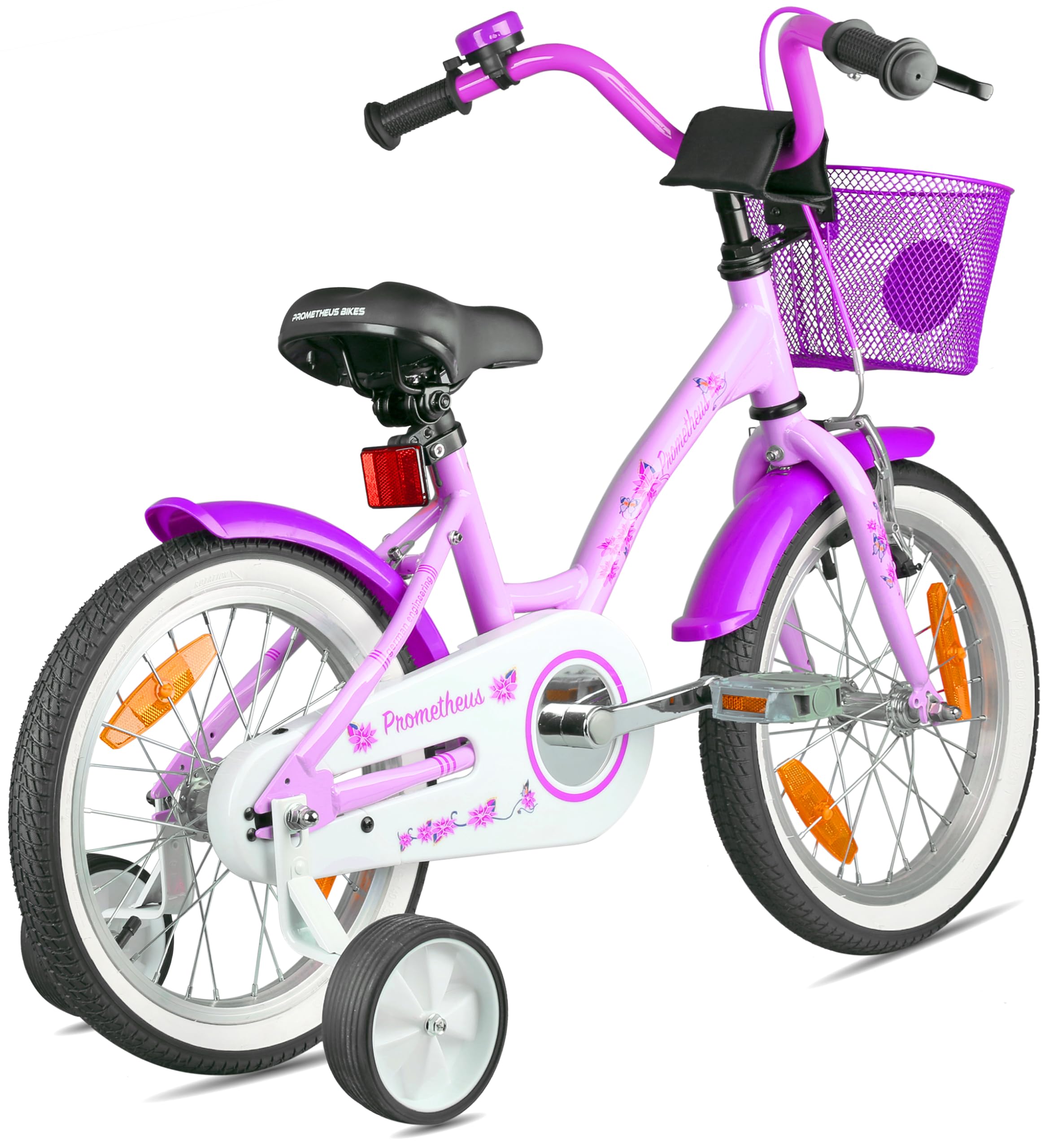 PROMETHEUS BICYCLES PRO Bicicletta 20 pollici bambino BMX | Bici bambino bambina 20 pollici alluminio dai 6 anni | Super leggera | con cambio Microshift a 7 marce | Verde Bianco