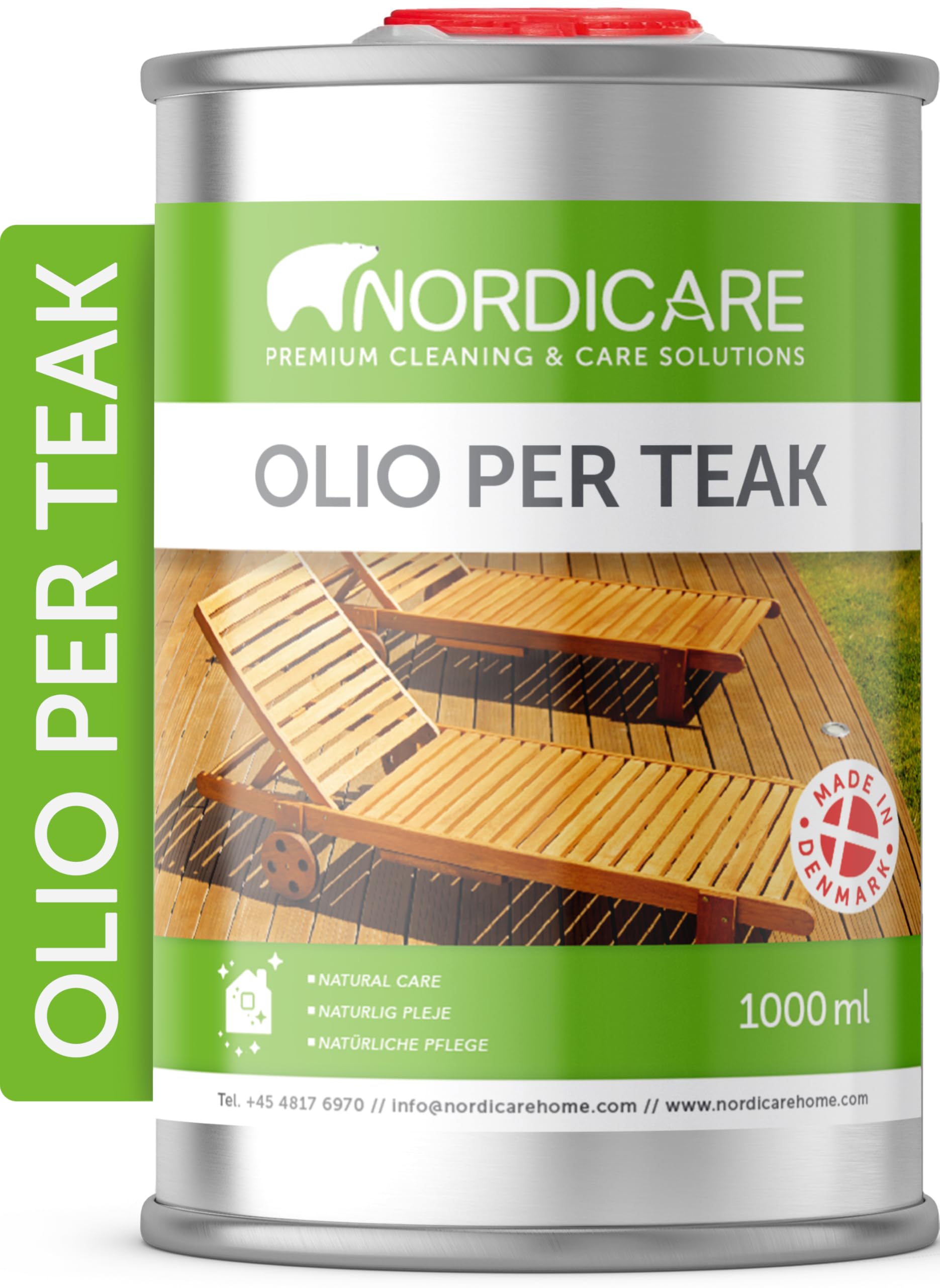 Olio Per Legno Xyladecor Teak Oil - Protettivo Idrorepellente Per Interni Ed Esterni - Foto 10