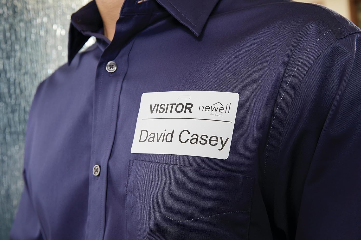 DYMO 30857 Self-Adhesive Name Badge Labels, 2-1/4 x 4, White, 250/Box