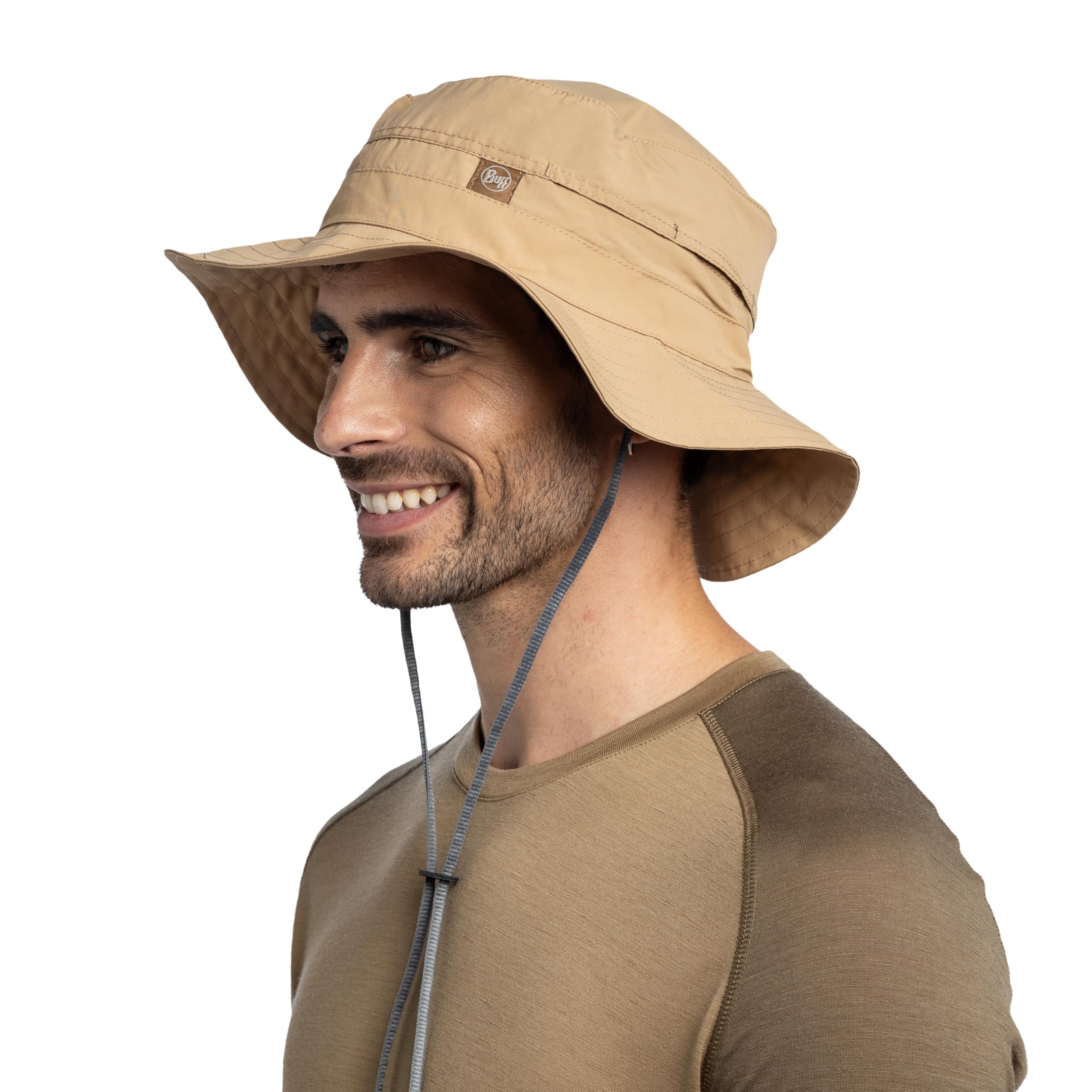 BUFF Kapelusz Uni Randall Brindle BooneyKobiety/Mężczyźni - przeciwsloneczny rybaka outdoorowy Z podszewką, paskiem na podbródek wiosna-lato