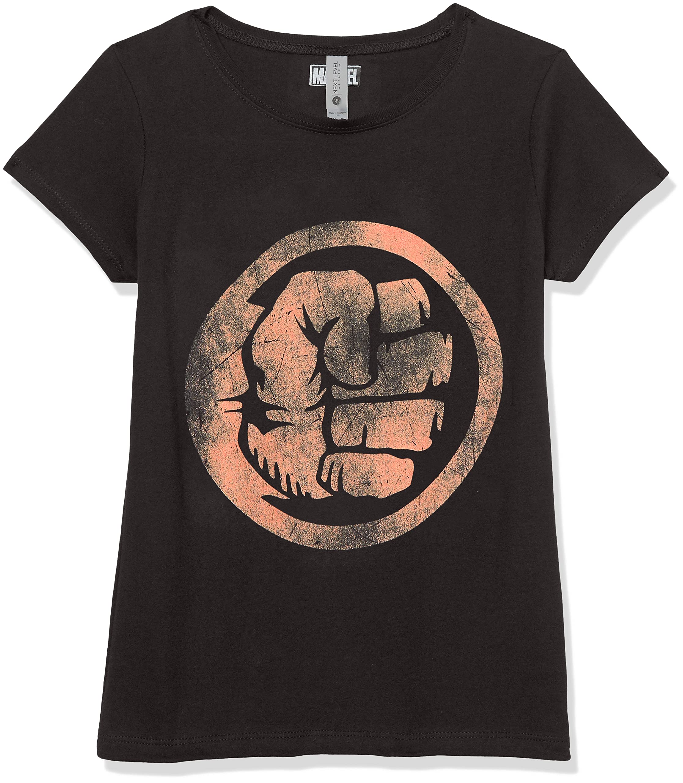 Hulk Marvel t-shirt orange fille : cadeau d'anniversaire idéal