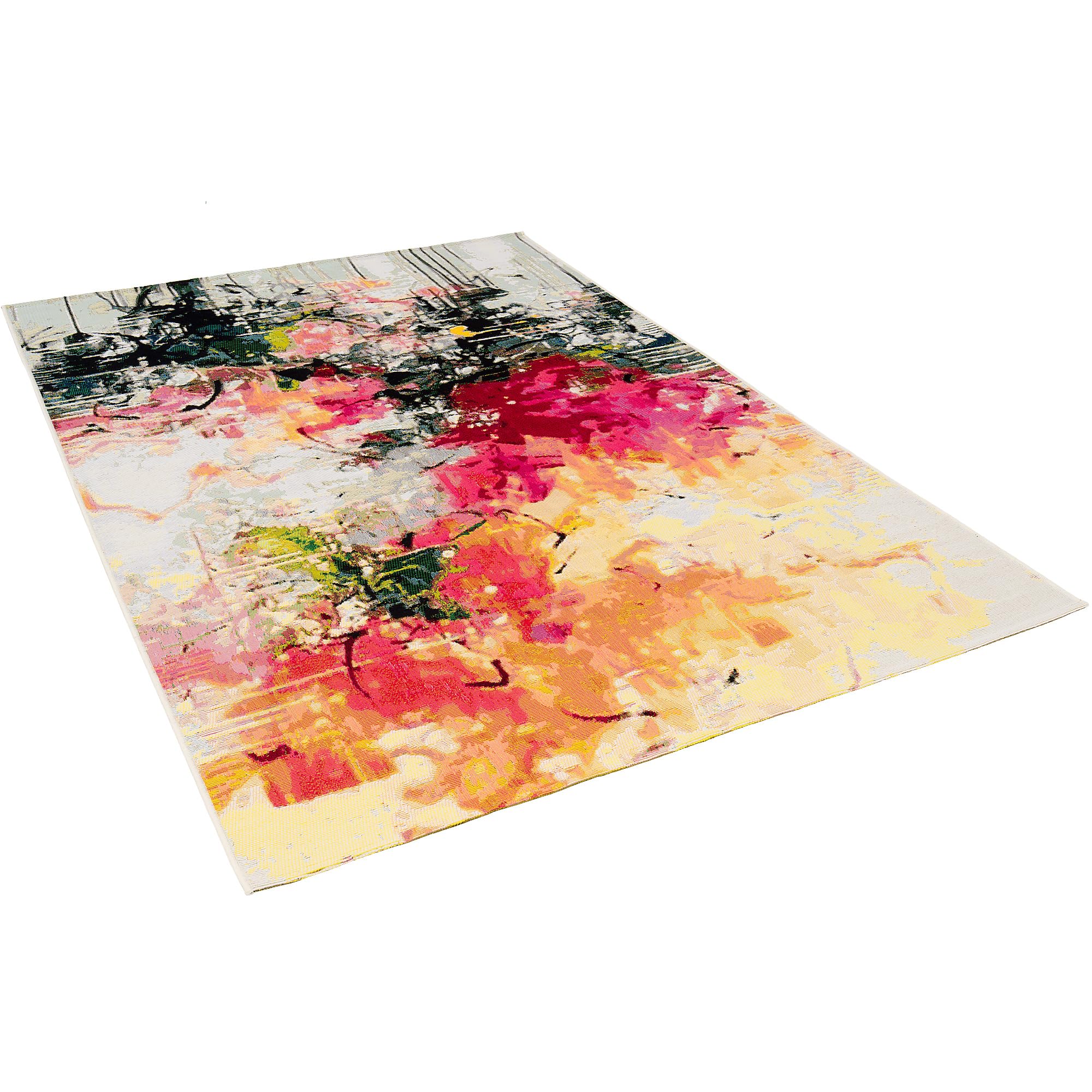 Florida Floral Moderne – Tapis Design Résistant pour Intérieur & Extérieur