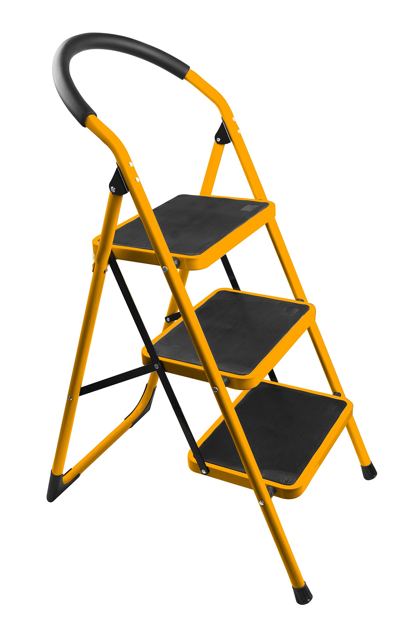 Tolsen HEAVY DUTY STEEL LADDER 330 LBS - 3 STEPS