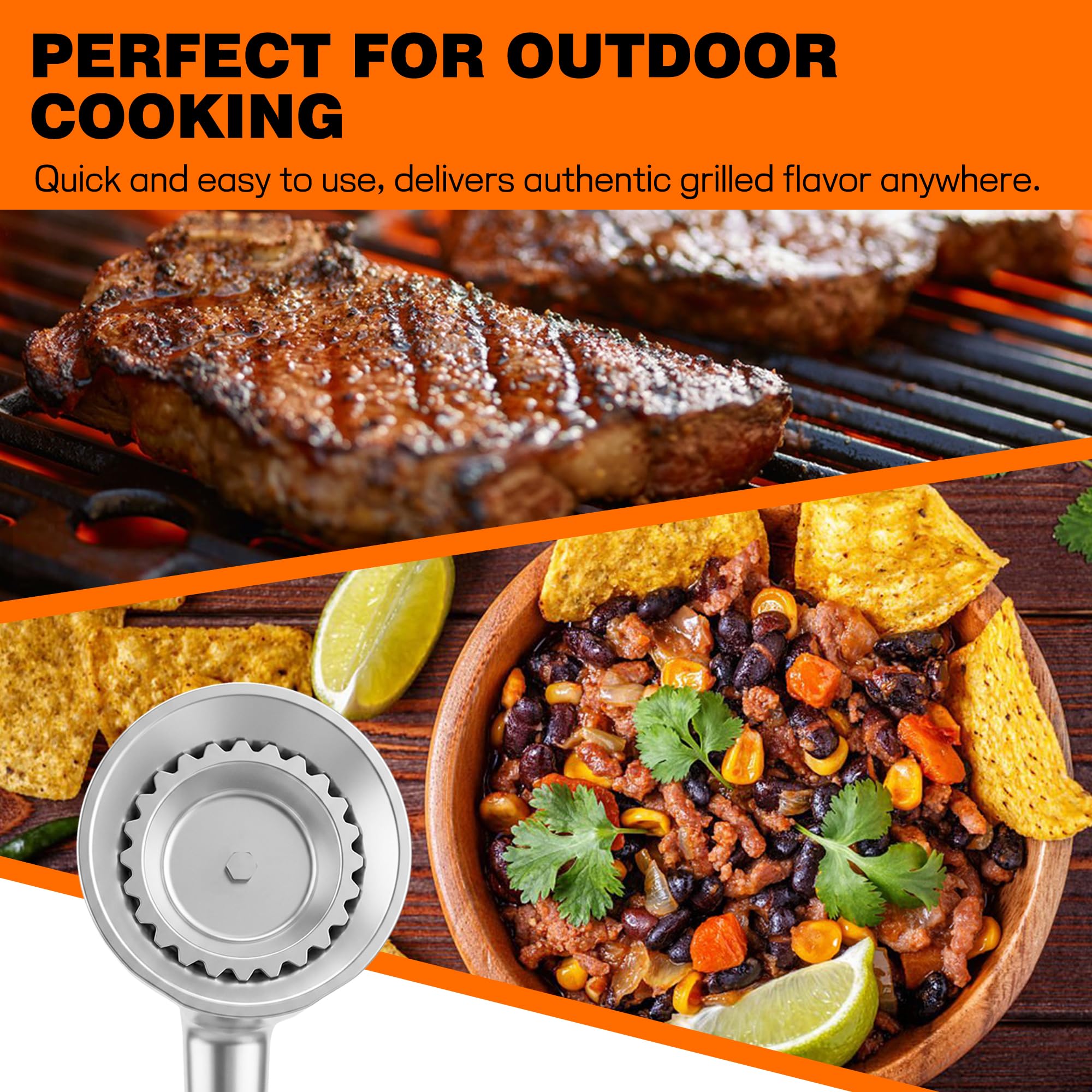 veralune Cabezal de quemador de propano de hierro fundido de alta presión, con regulador ajustable de 20 PSIG, cabezal de quemador cónico para quemadores de freidora de pavo, cocina al aire libre