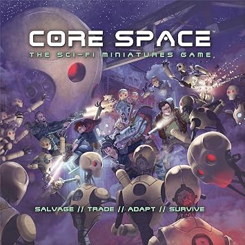 Battle Systems Core Space: The SciFi Miniatures Game Core Set Cooperative/Solo SciFi Dungeon Crawler Board Game